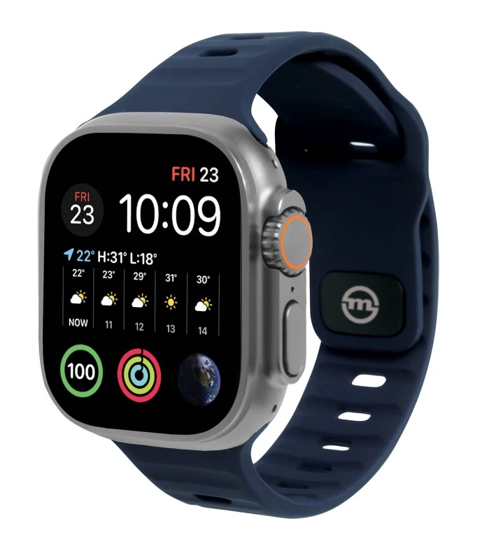 Mobile Origin Apple Watch 42/44/45/49mm sportszíj - tengerészkék