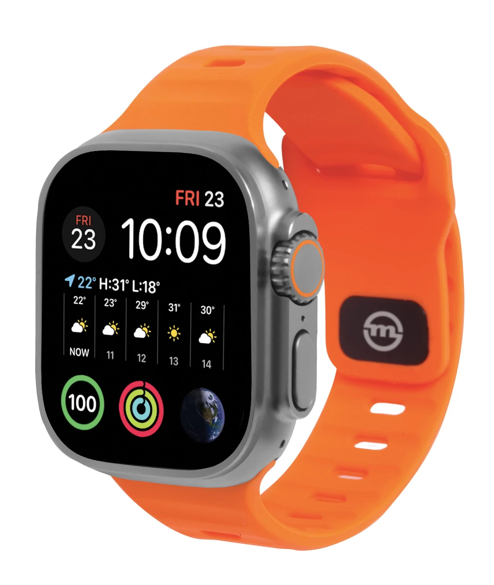 Mobile Origin Apple Watch 42/44/45/49mm sportszíj - narancs