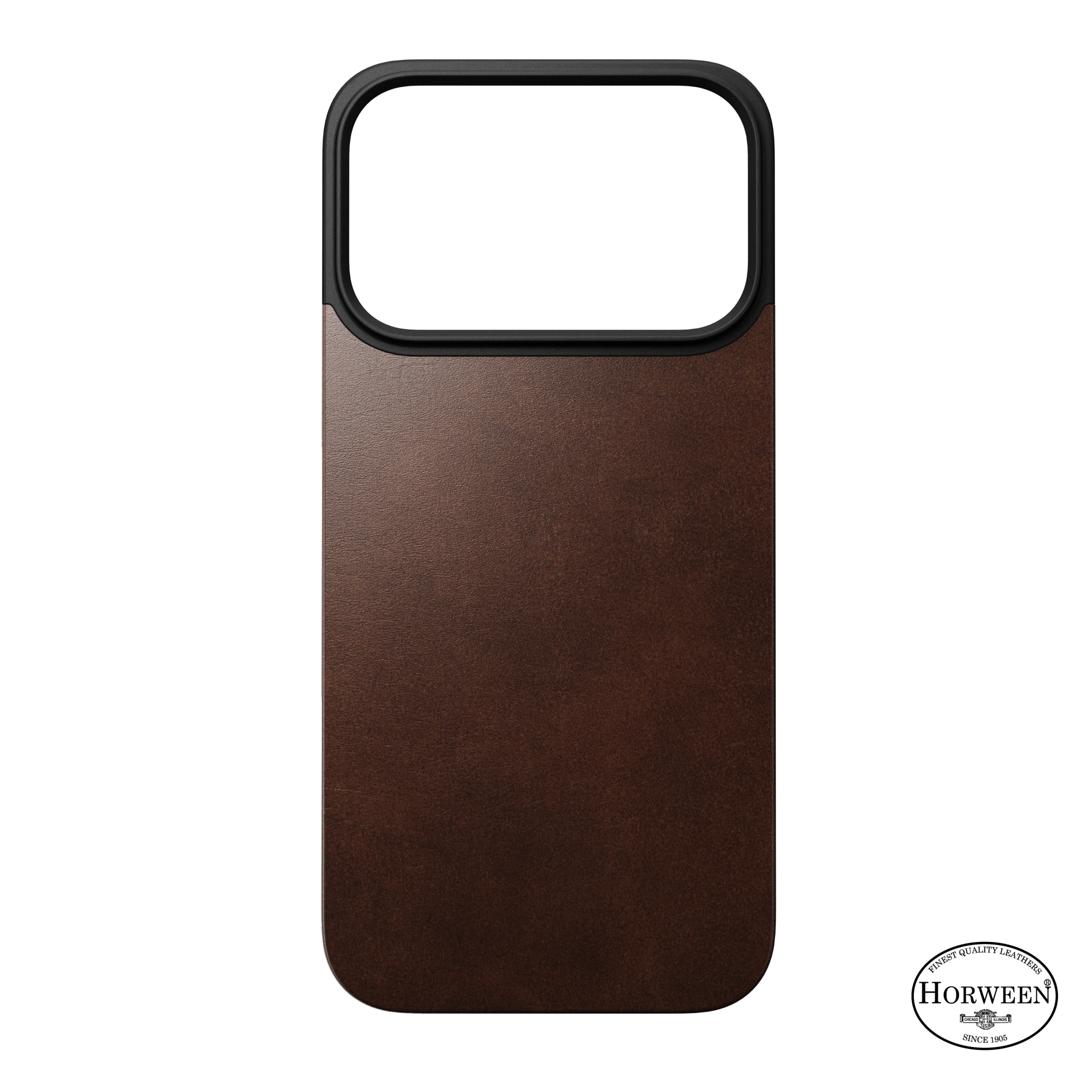 NOMAD iPhone 17 Pro MagSafe bőr hátlap - barna