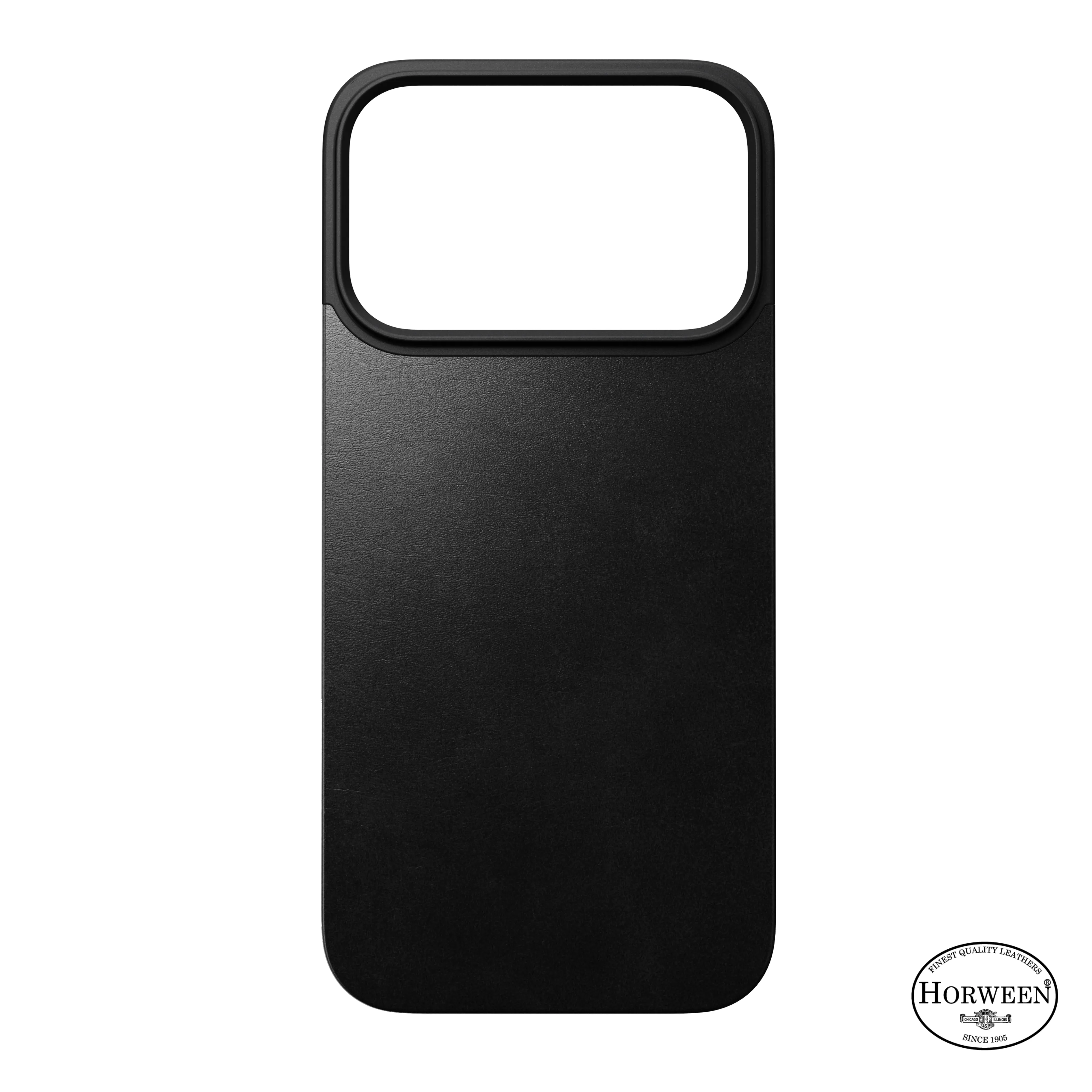 NOMAD iPhone 17 Pro MagSafe bőr hátlap - fekete