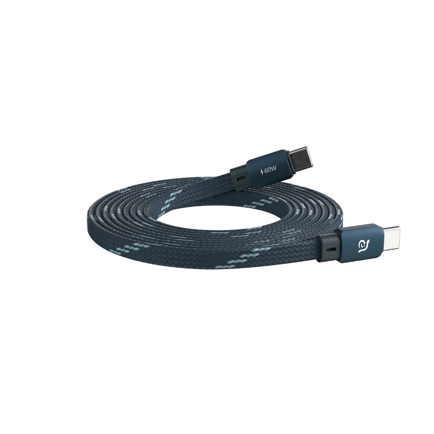 ADAM elements MF100 USB-C – USB-C 60W mágneses laposkábel (töltőkábel) - kék
