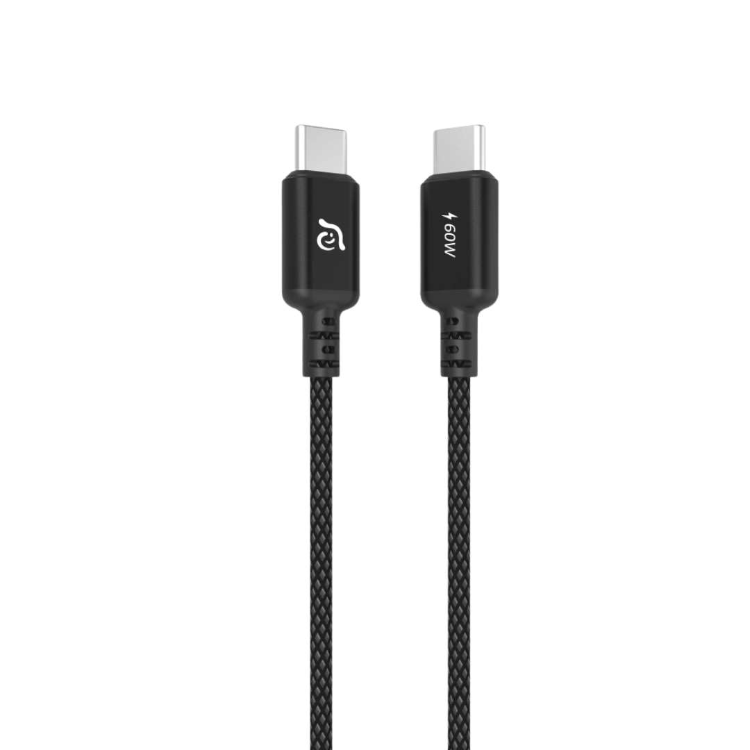 ADAM ELEMENTS Casa S200 USB-C 2m-es töltőkábel - fekete