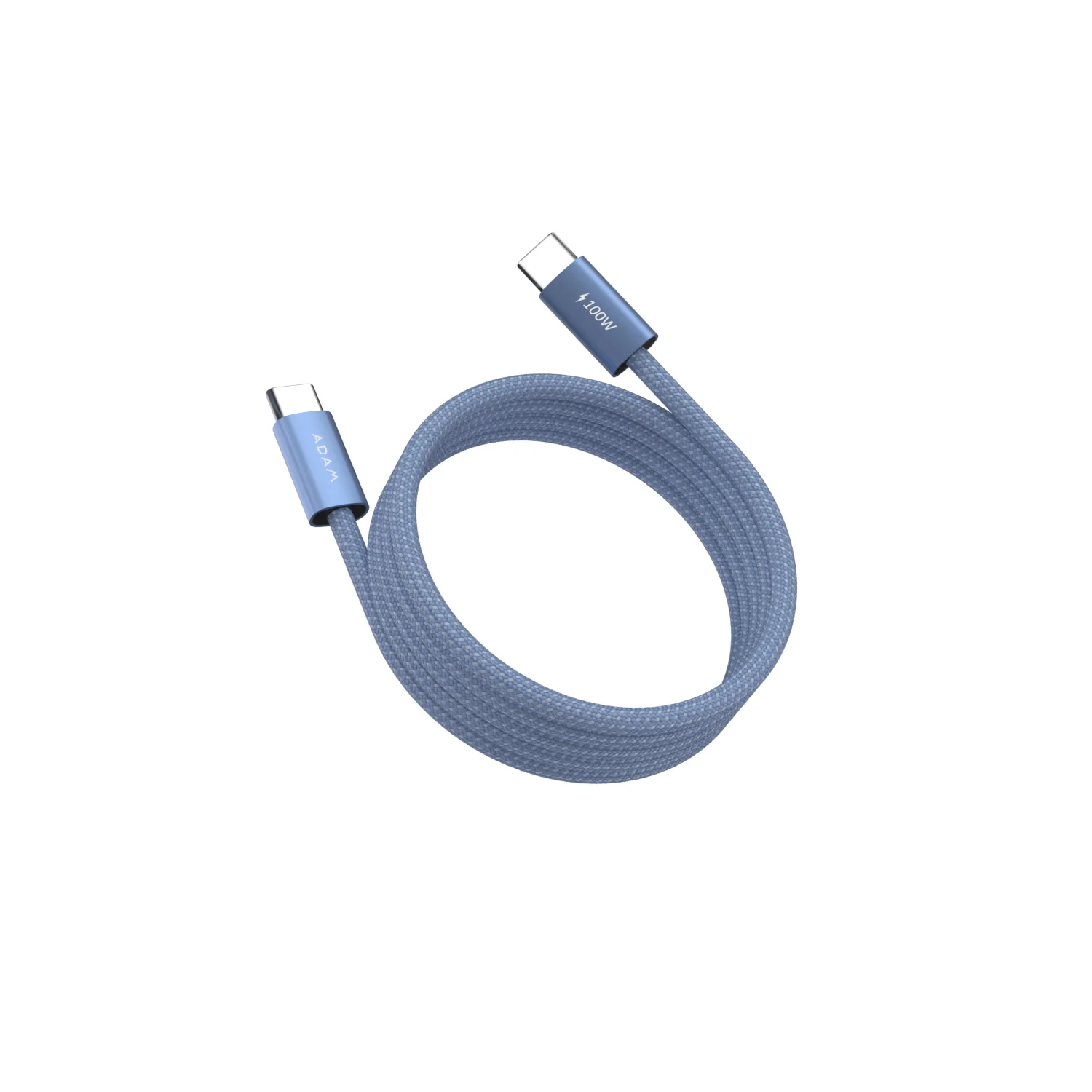 ADAM elements iLinio E100 USB-C mágneses töltőkábel, 100W, 100 cm - kék