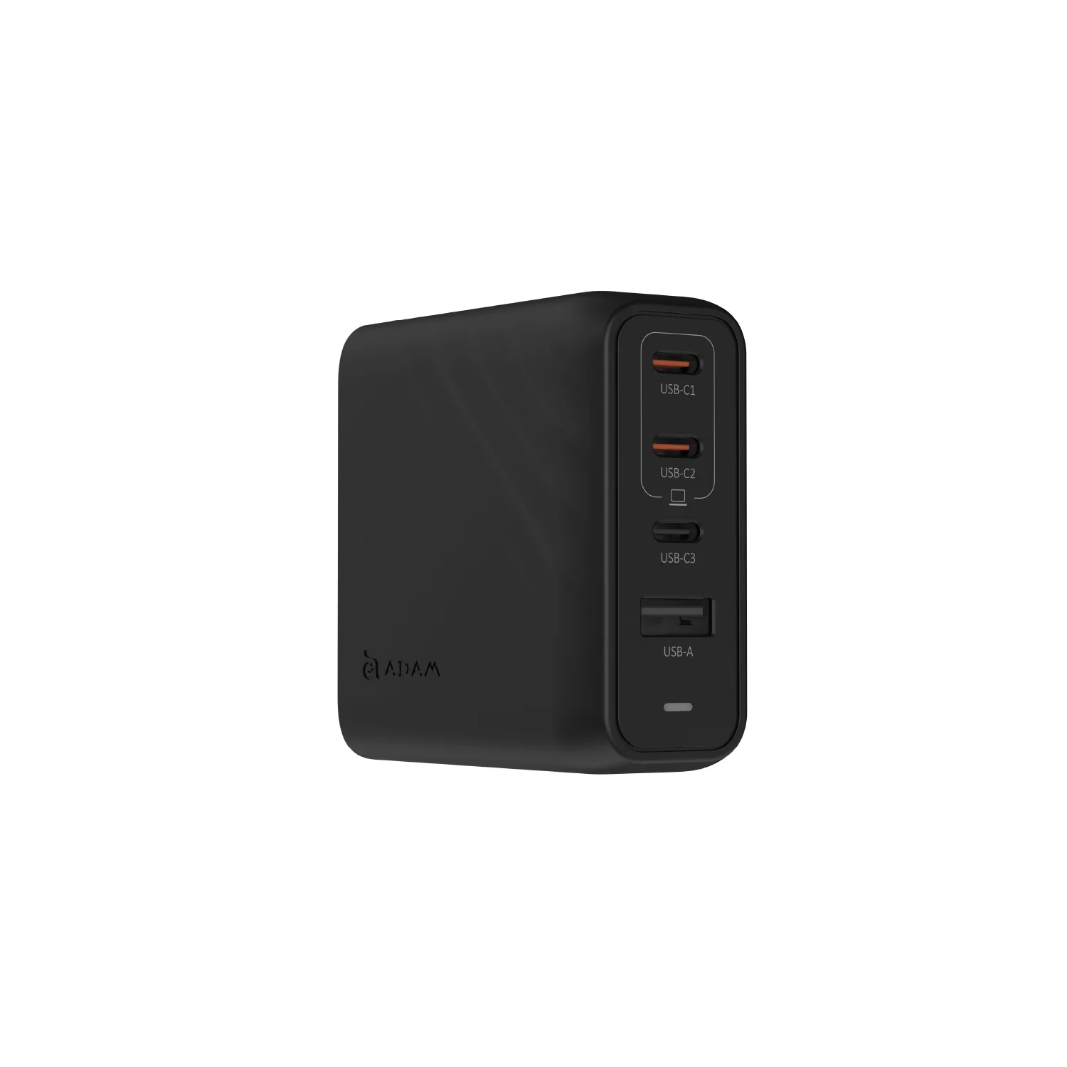 ADAM elements P100 GaN 100W 4 portos töltőkészlet / utazó adapter - fekete