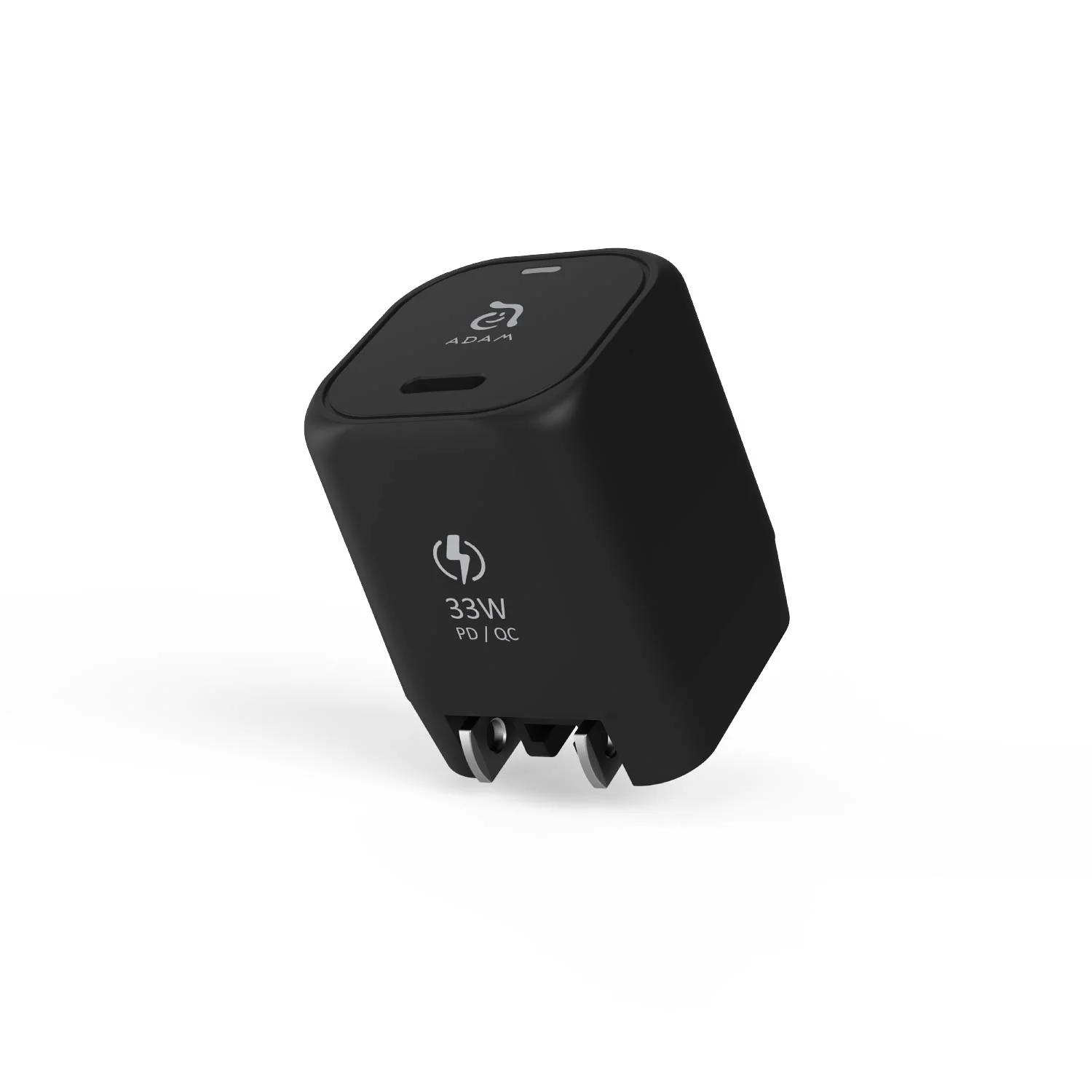 ADAM elements OMNIA P3 USB-C 33W kompakt fali töltő - fekete