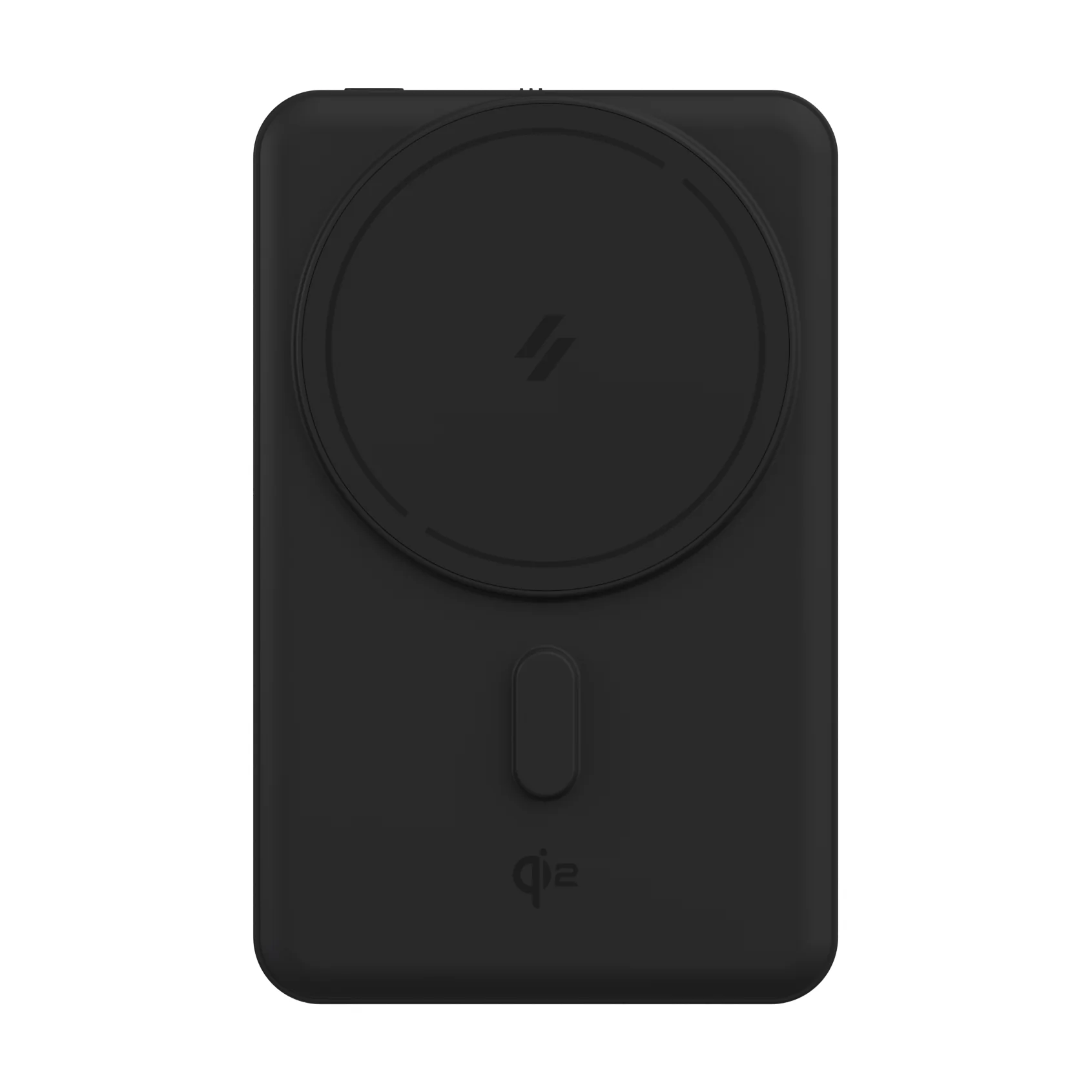 ADAM elements VIONTA D5 Qi2 solid state-akkumulátoros powerbank támasztóval, 5000mAh - fekete