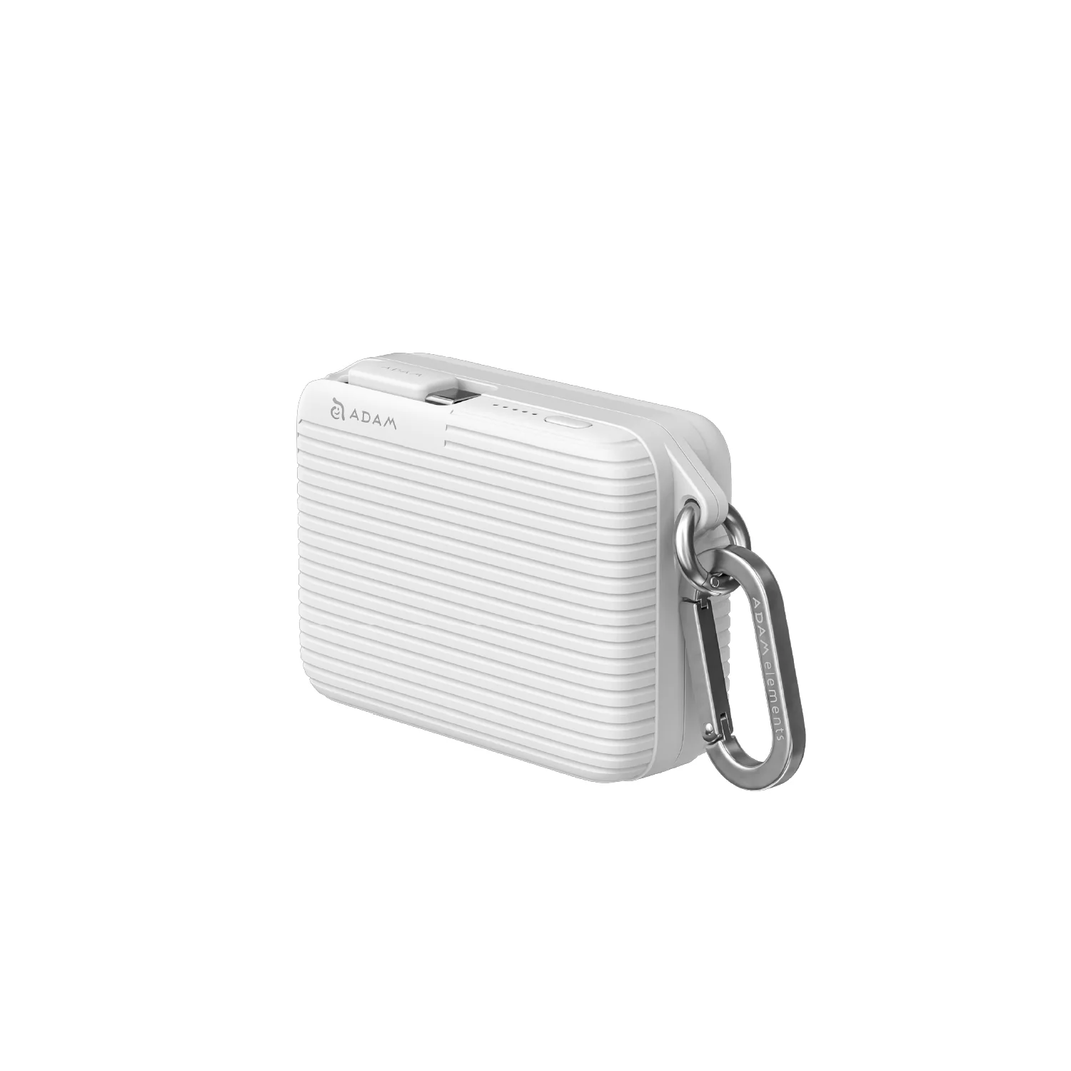 ADAM elements VIONTA T1S 30W 10 000 mAh solid-state powerbank beépített kábellel - fehér