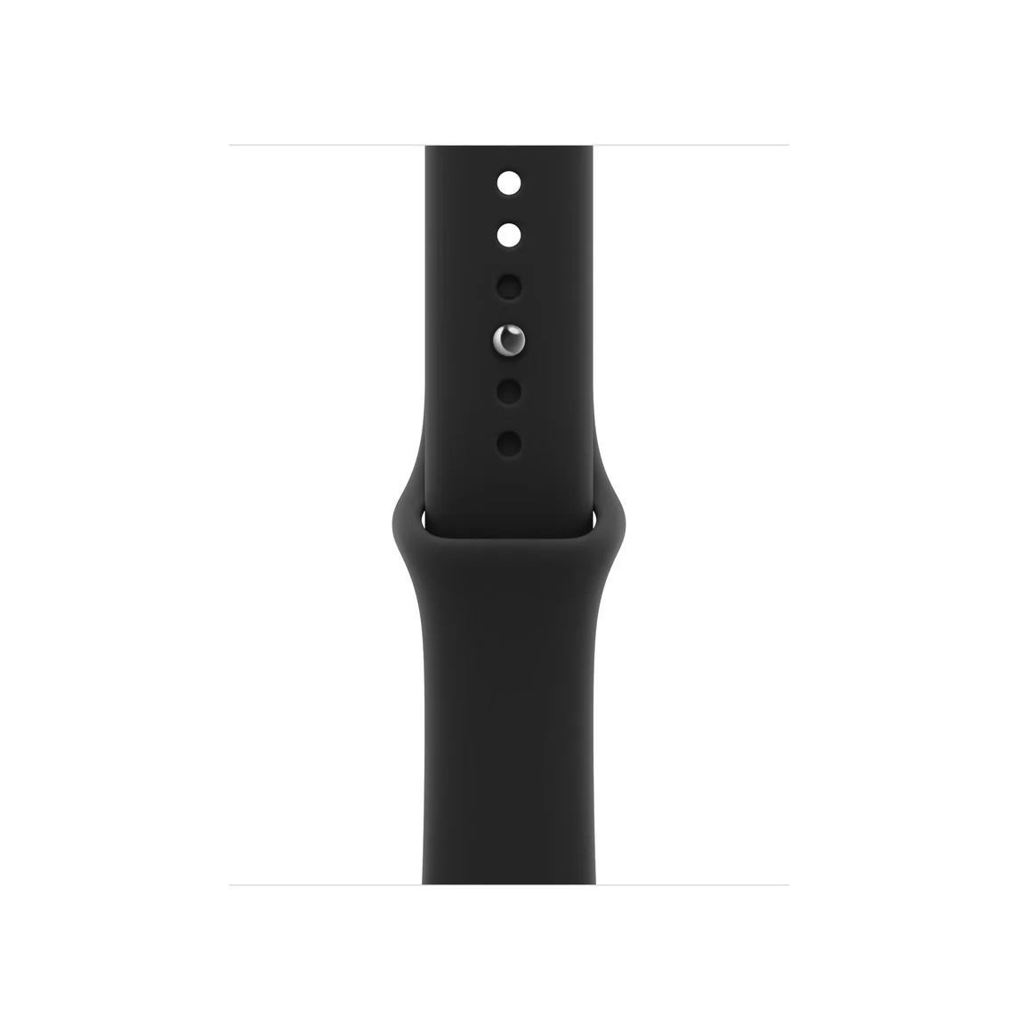 42 mm-es fekete sportszíj – M/L