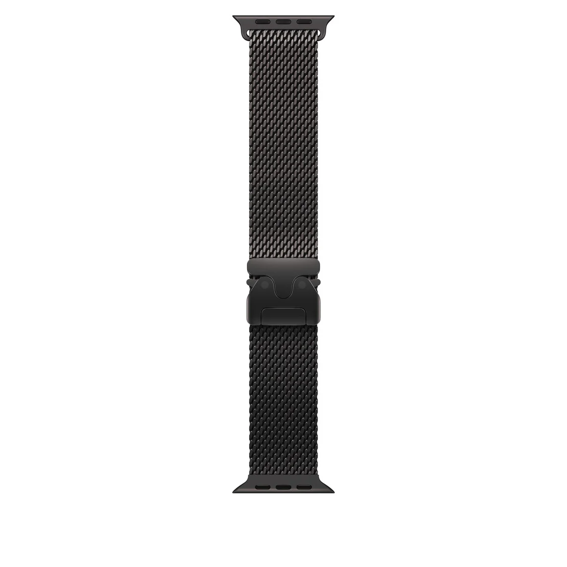 49 mm-es fekete titán milánói szíj – M