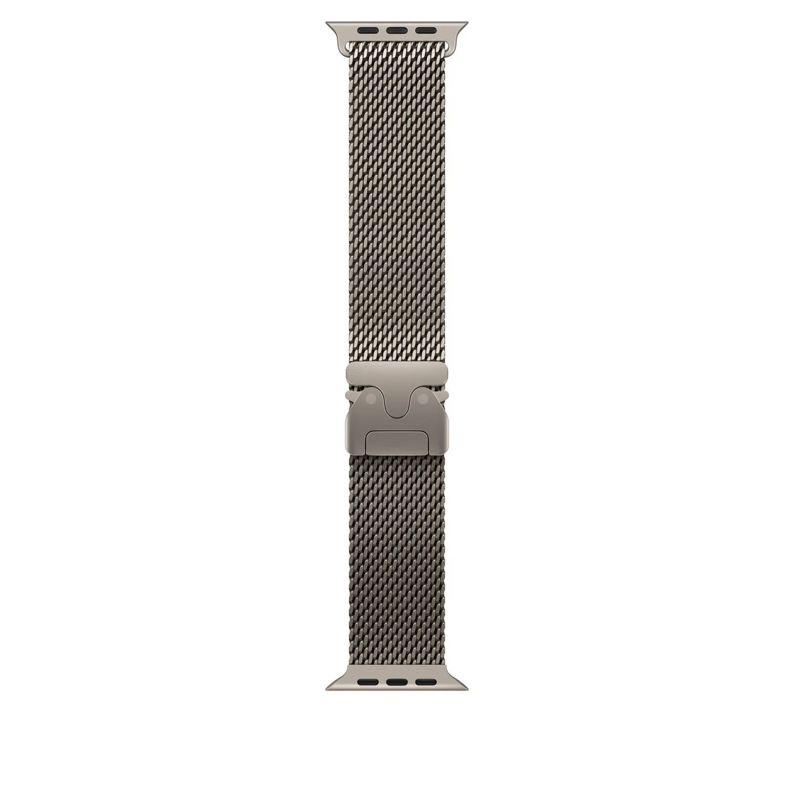 49 mm-es natúr titán milánói szíj – L