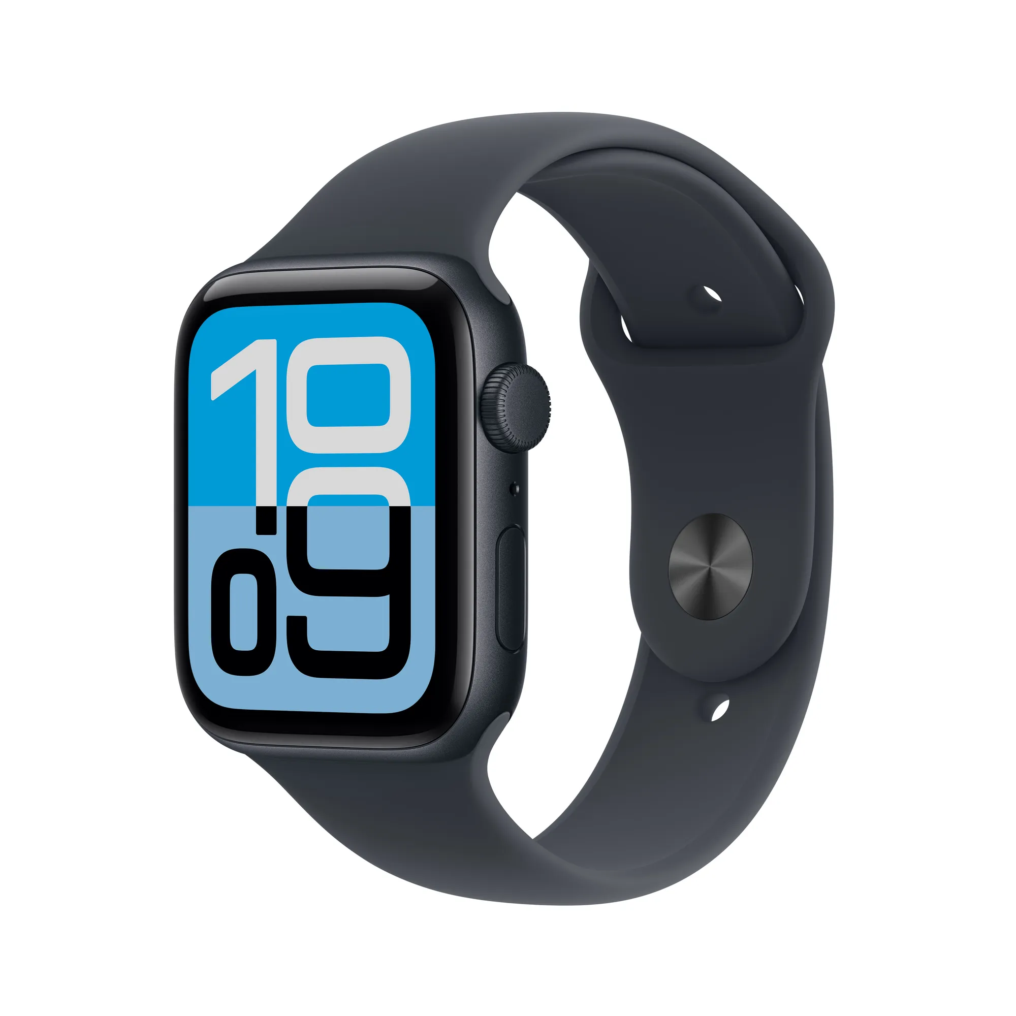 Apple Watch SE 3 GPS, 40 mm-es éjfekete alumíniumtok, fekete sportszíj – SM