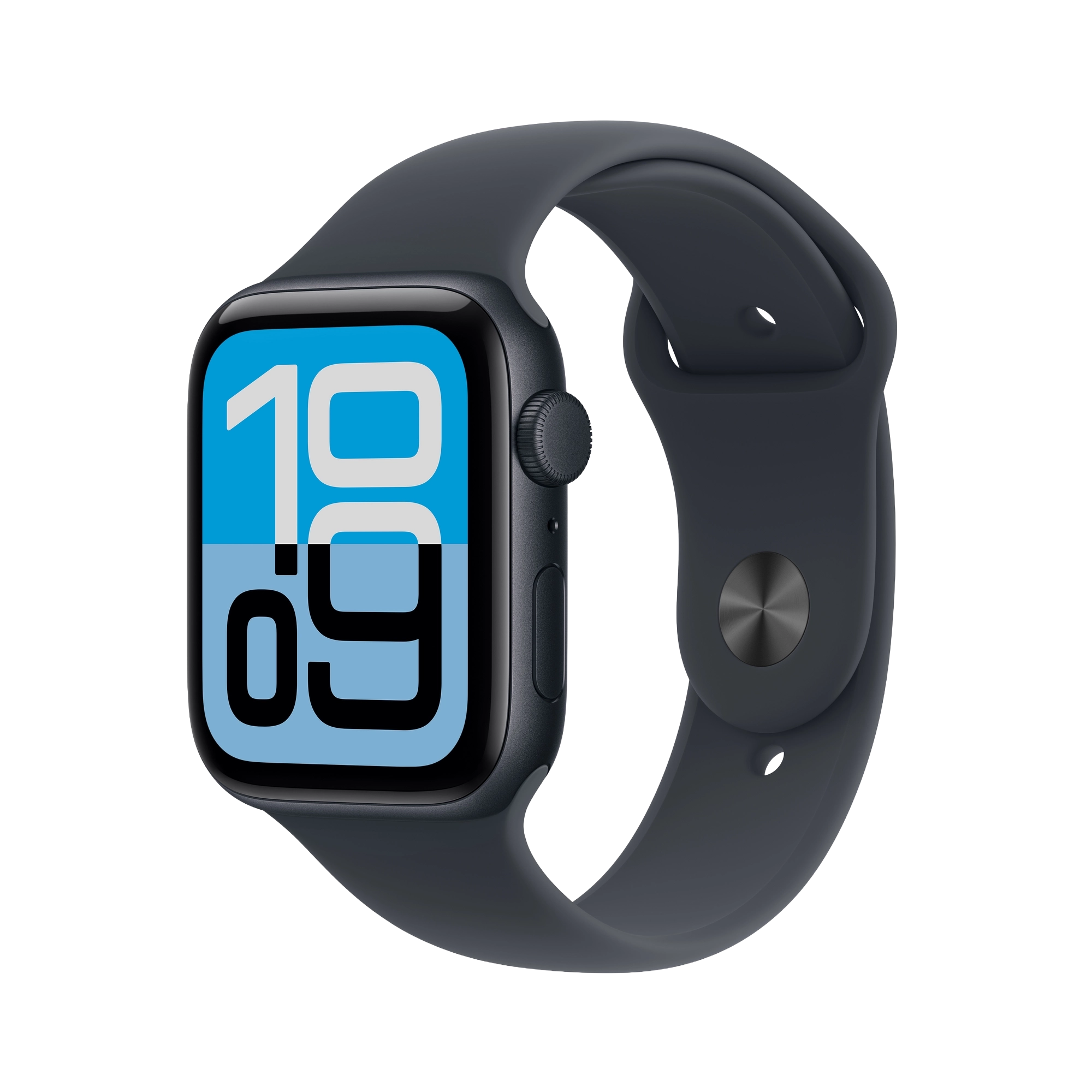 Apple Watch SE 3 GPS + Cellular 40mm Midnight Aluminium Case with Navy Blue Sport Band - M/L