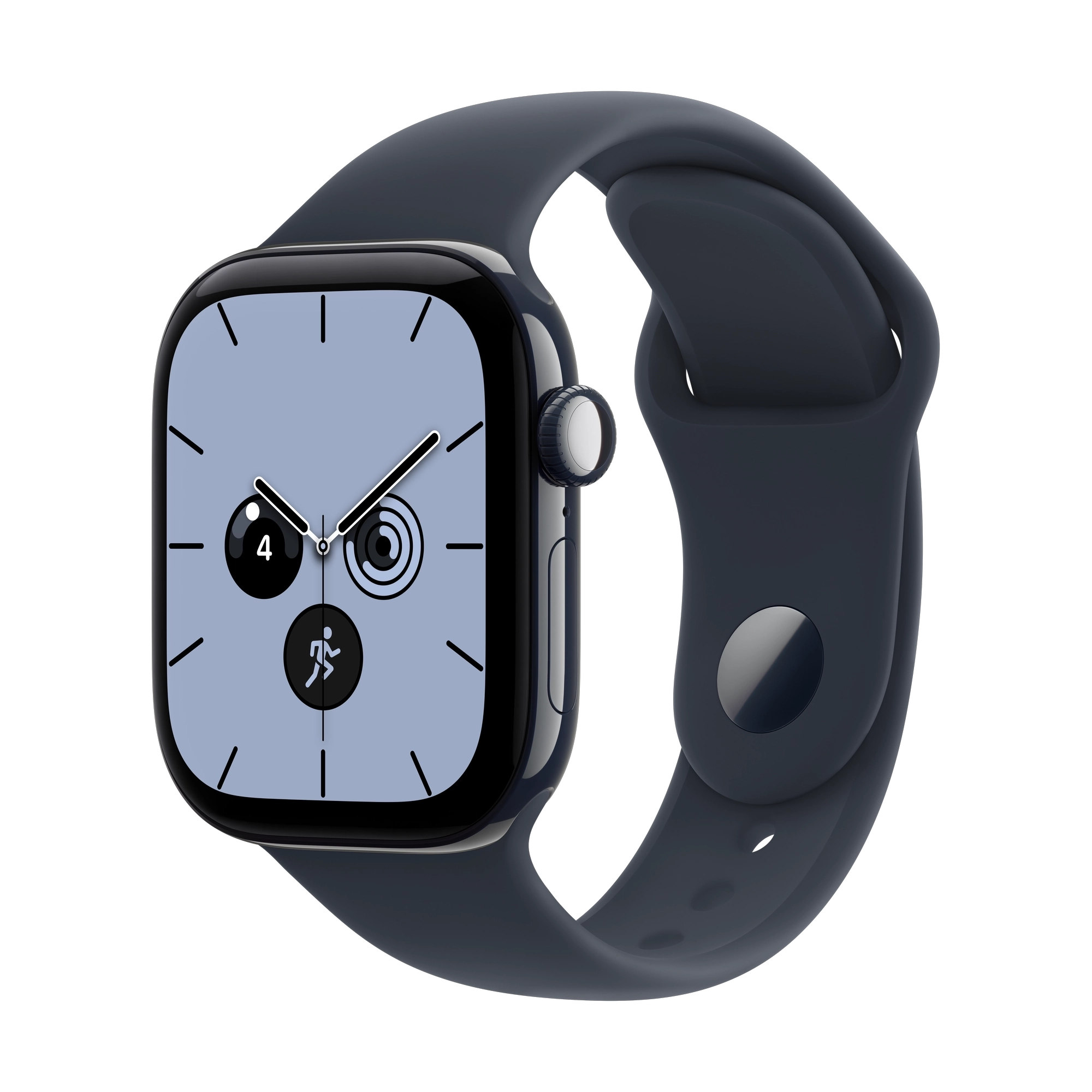 Apple Watch Series 12 GPS + Cellular 42mm Night Blue Ceramic Case with Navy Blue Sport Band - M/L
