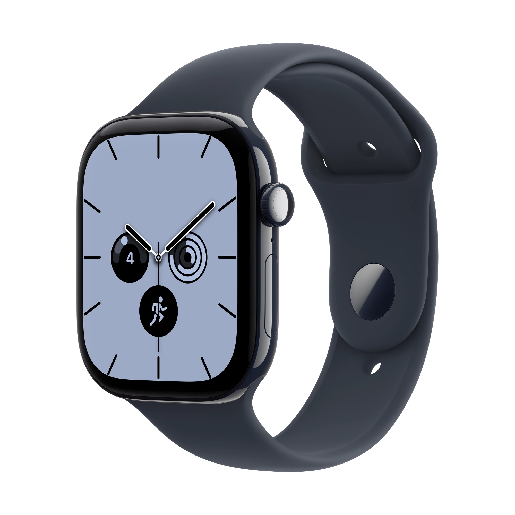 Apple Watch Series 12 GPS + Cellular 46mm Night Blue Ceramic Case with Navy Blue Sport Band - M/L