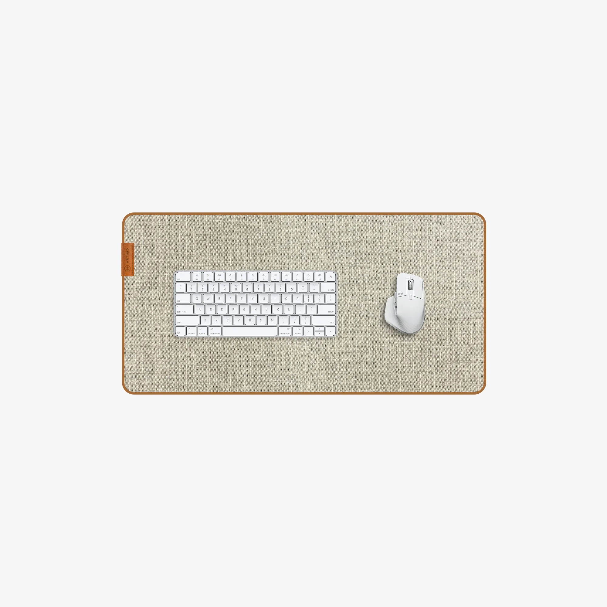 Artimo Desk Mat - Loom Series - S (60x30 cm) - Bézs - Prémium szövet egérpad