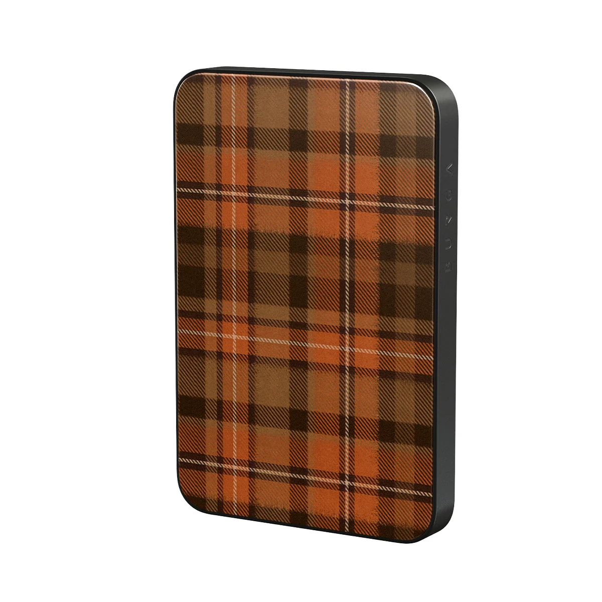 BURGA 5000 mAh vékony MagSafe-kompatibilis powerbank - Autumn Plaid