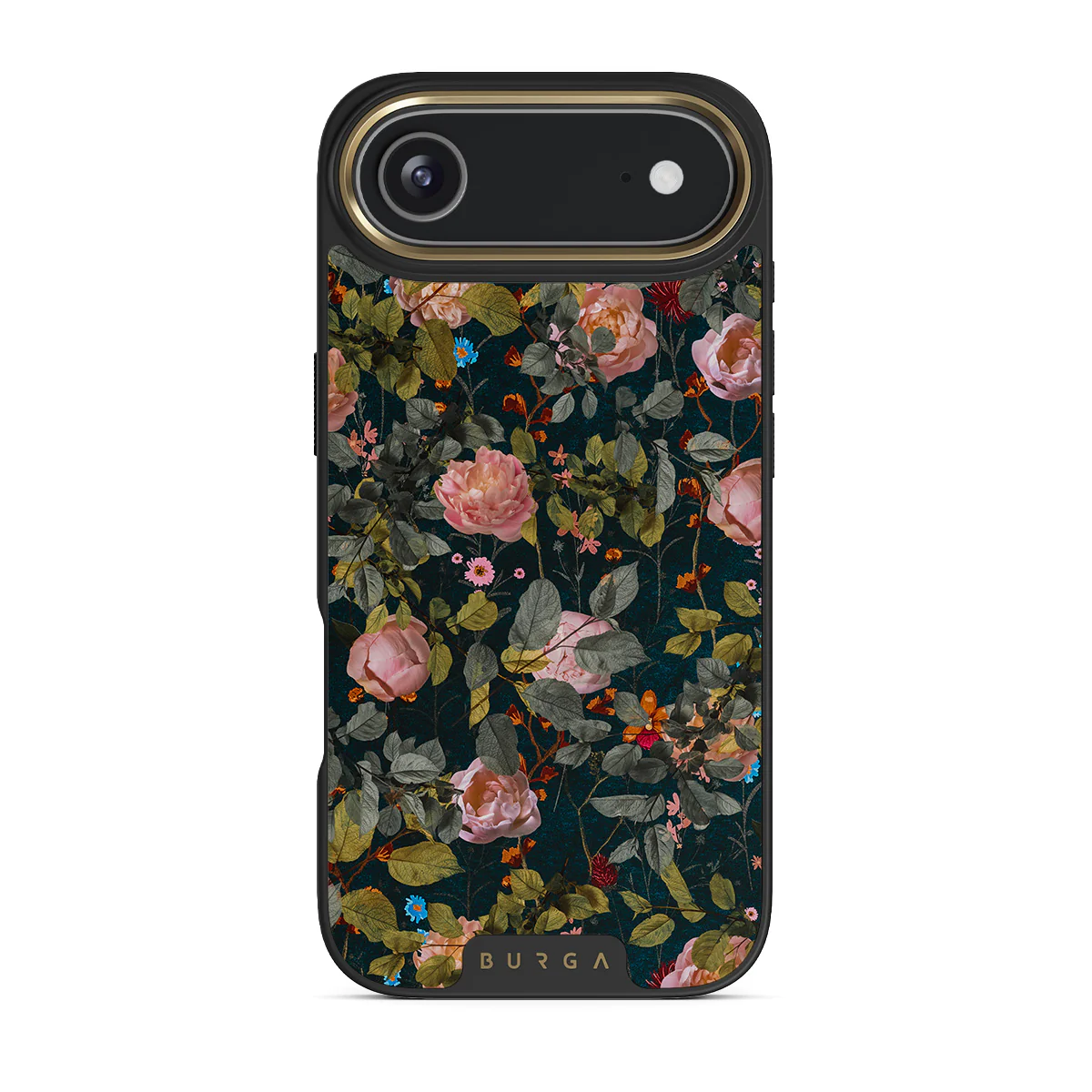 BURGA Elite Gold Ring MagSafe iPhone Air tok - Bloomy Garden