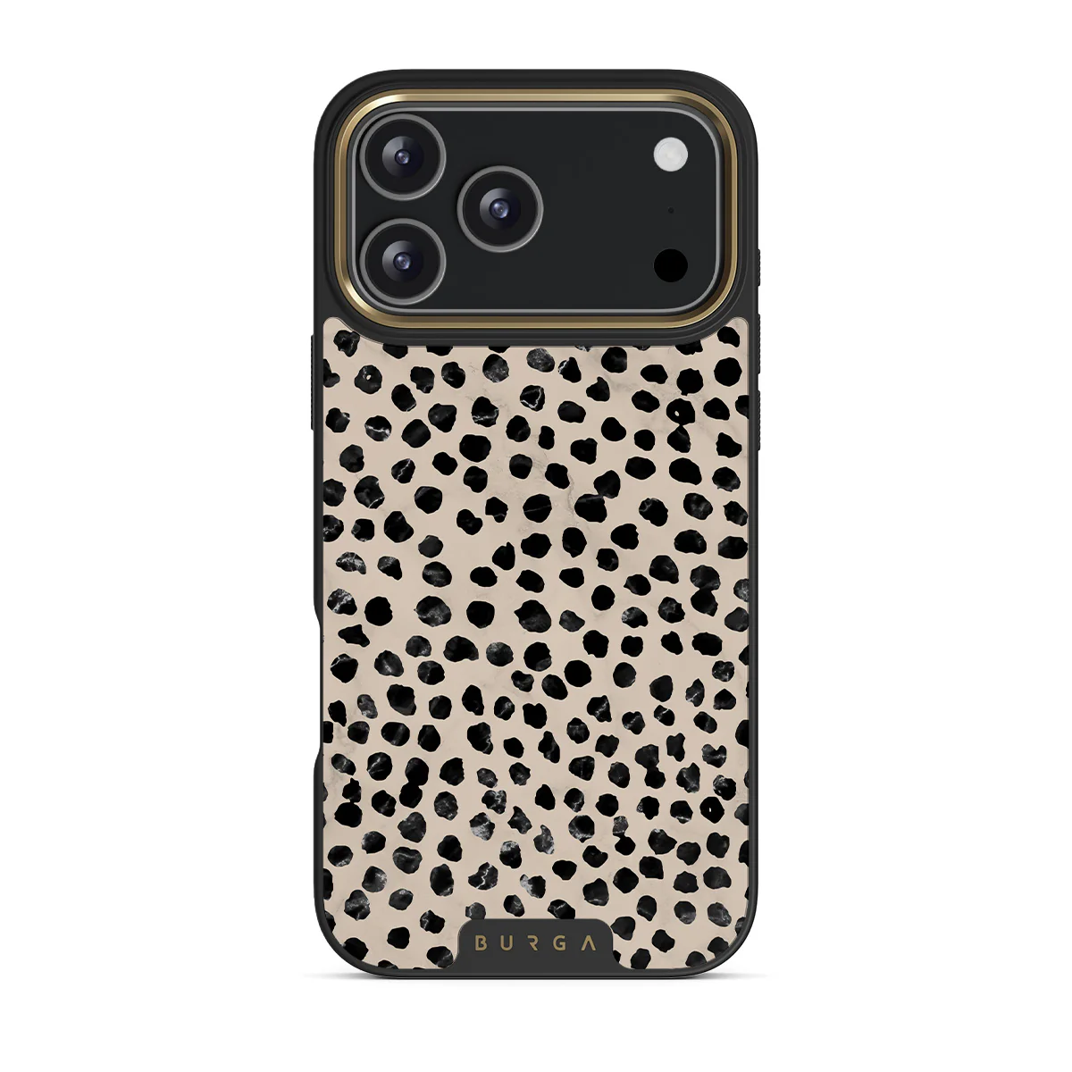 BURGA Elite Gold Ring MagSafe iPhone 17 Pro Max tok - Almond Latte