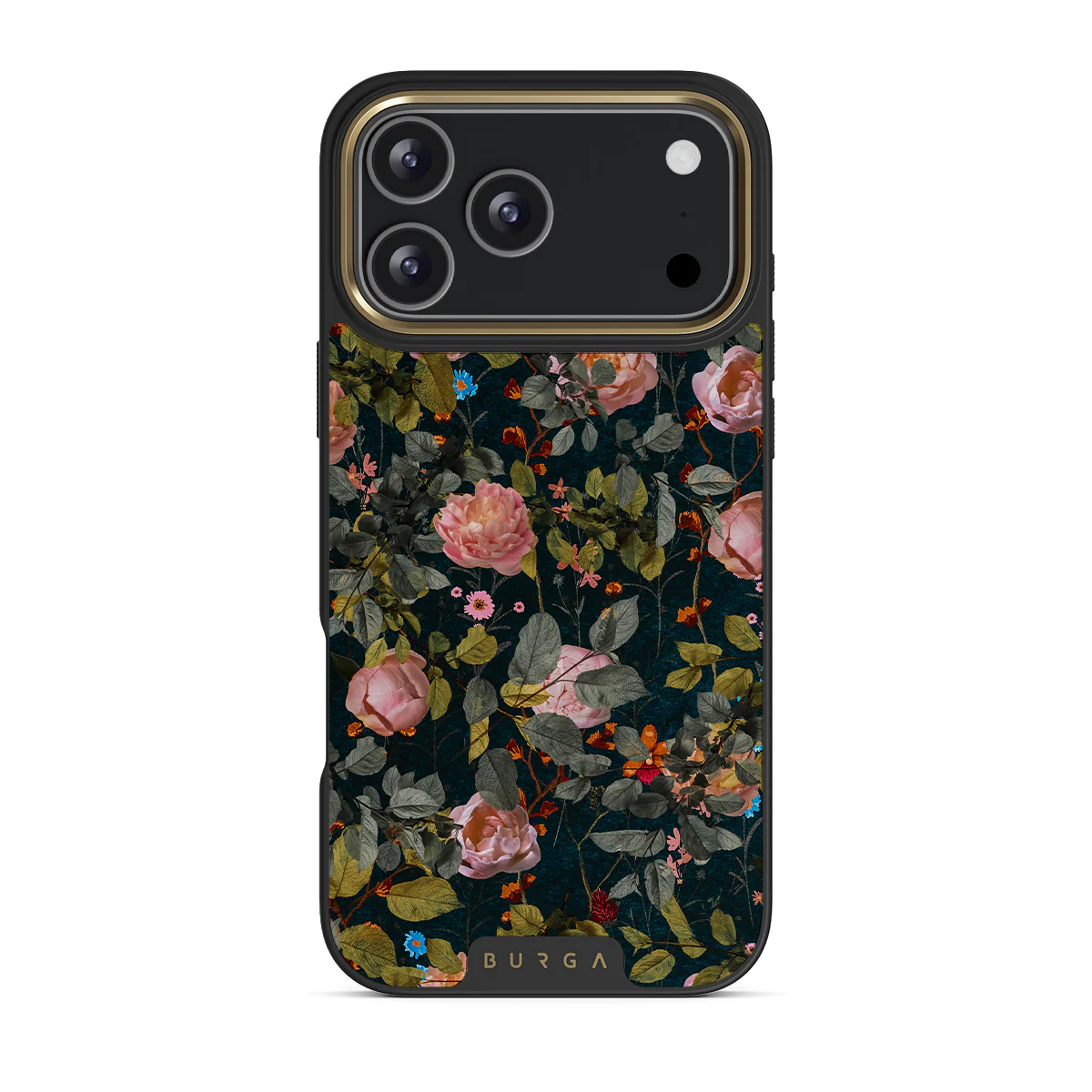 BURGA Elite Gold Ring MagSafe iPhone 17 Pro Max tok - Bloomy Garden
