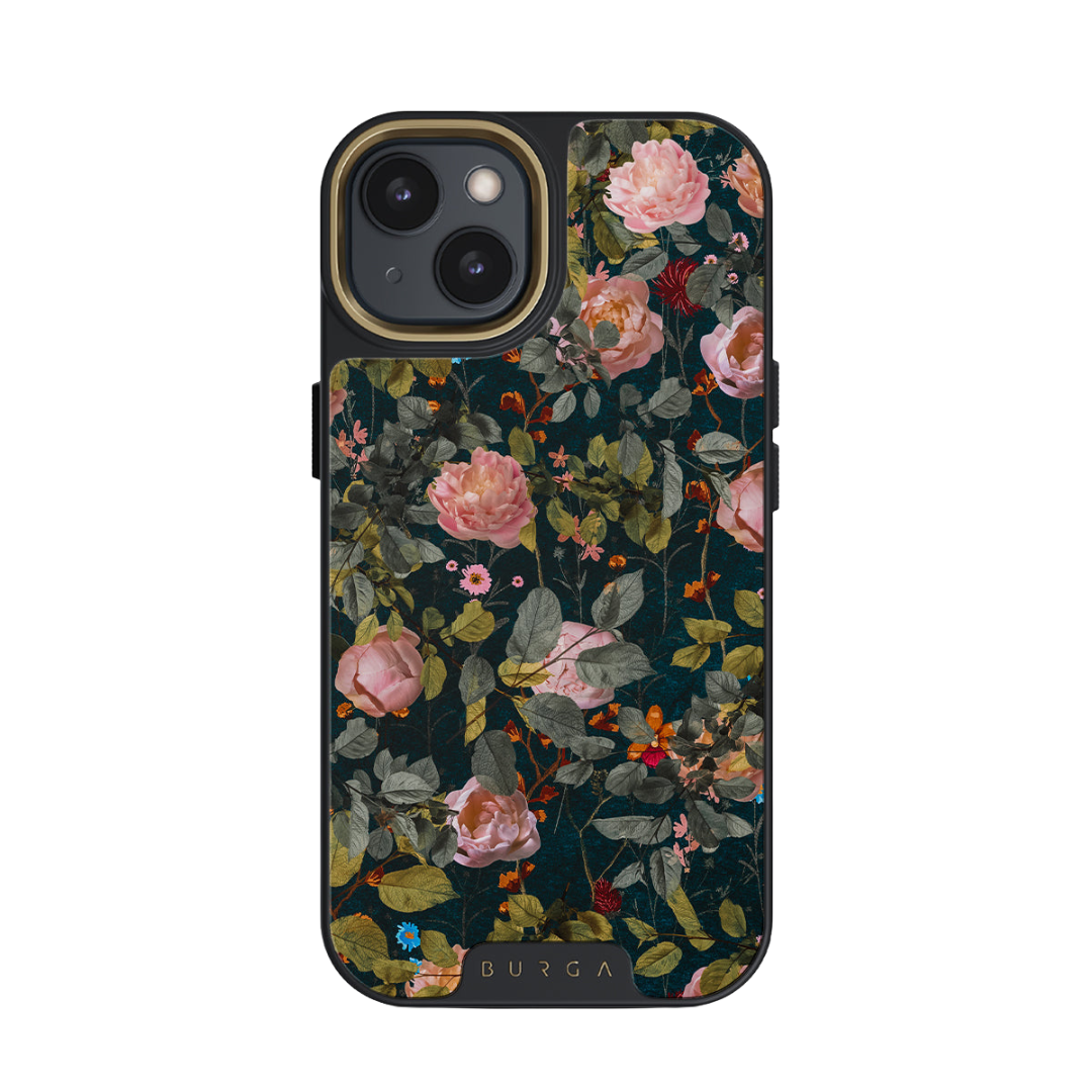 BURGA Elite MagSafe iPhone 15 tok - virágos kert