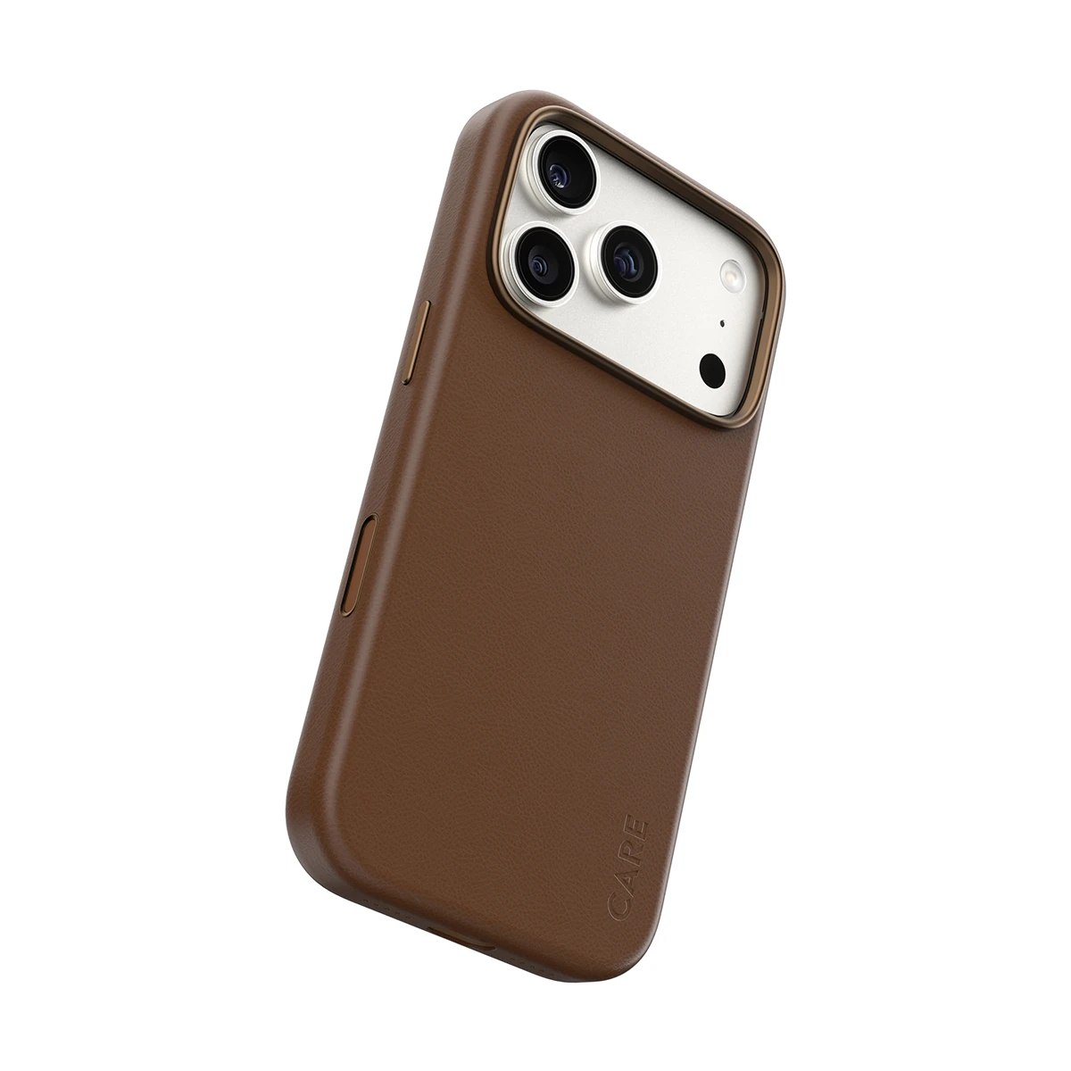 CARE by PanzerGlass Solo iPhone 18 Pro / 17 Pro MagSafe tok - barna