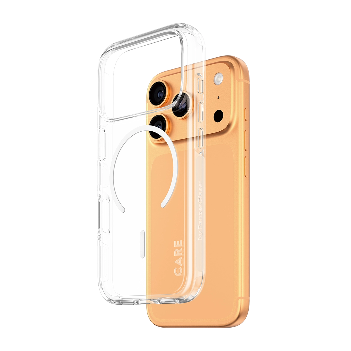 CARE by PanzerGlass Urban Explorer iPhone 17 Pro MagSafe tok - áttetsző