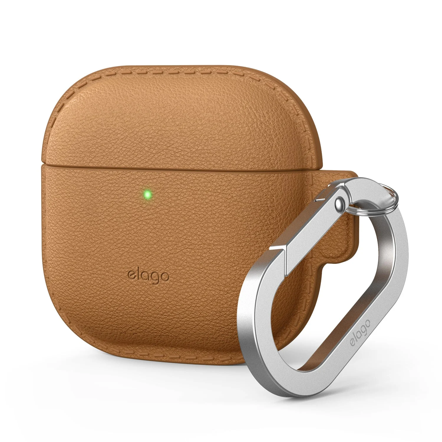elago Leather-Touch AirPods 5 / 4 szilikon tok - barna