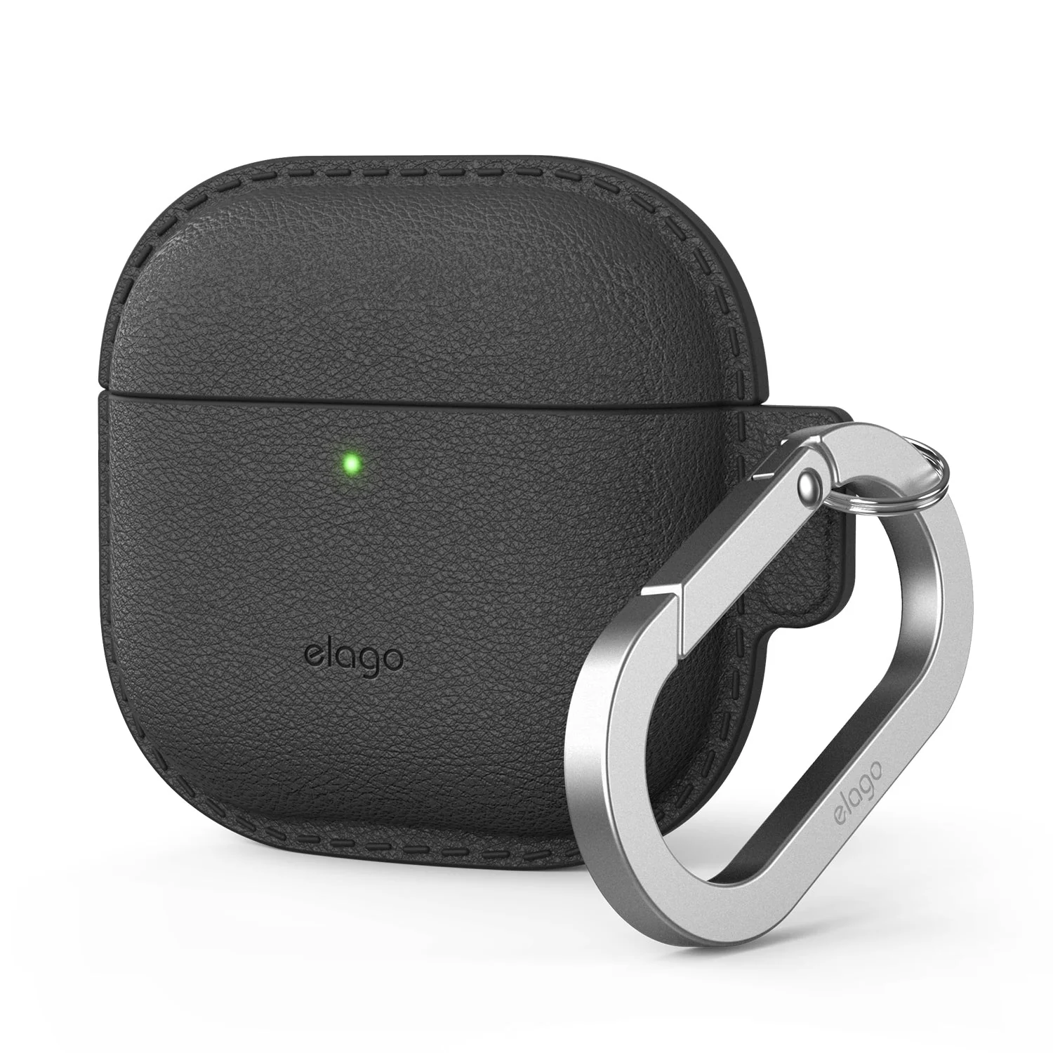 elago Leather-Touch AirPods 5 / 4 szilikon tok - fekete