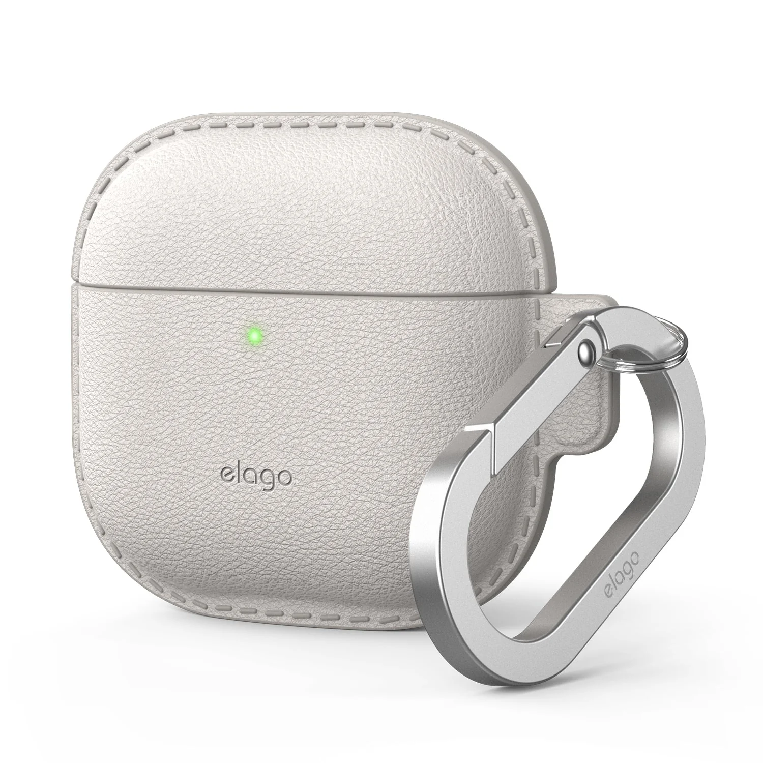 elago Leather-Touch AirPods 5 / 4 szilikon tok - kavicsszürke