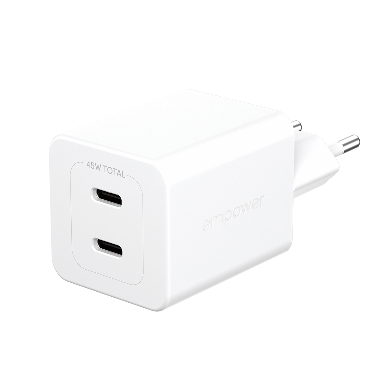 empower by PanzerGlass 45W kétportos USB-C töltő adapter