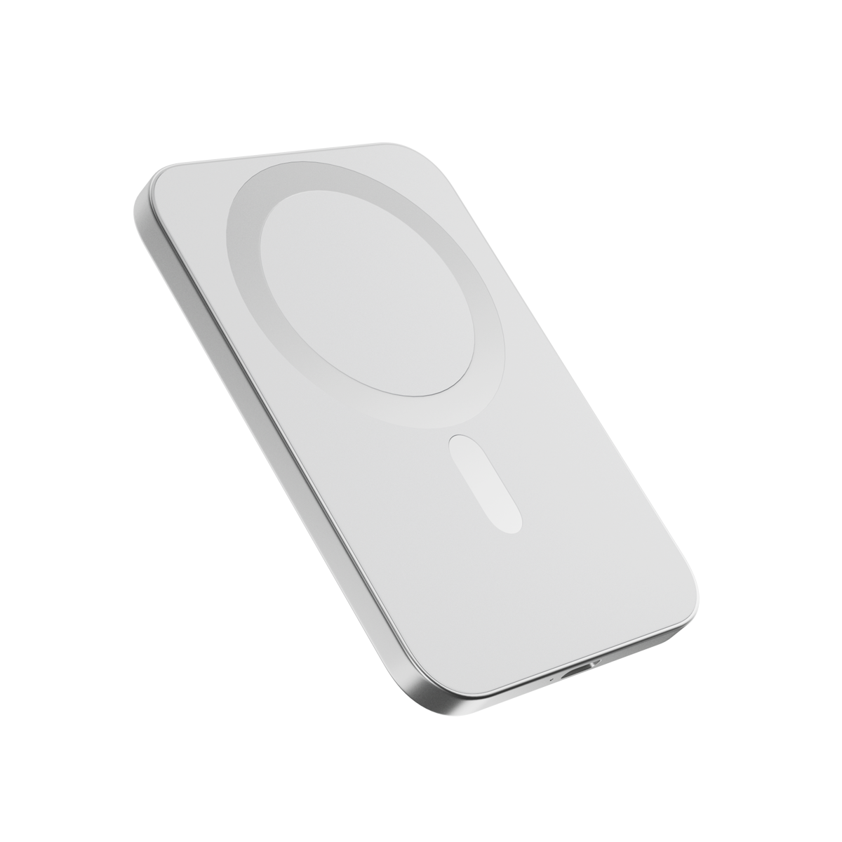 EPICO 3000mAh vékony Qi2 kompatibilis mágneses powerbank - ezüst