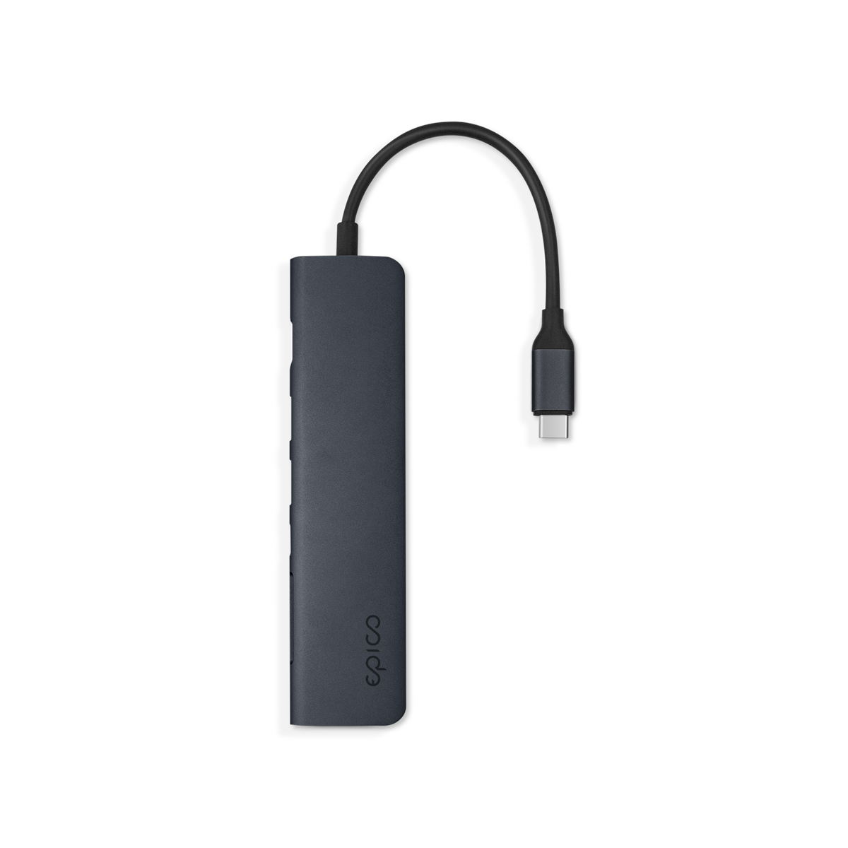 epico 7in1 USB-C hub 8K HDMI porttal - éjfekete
