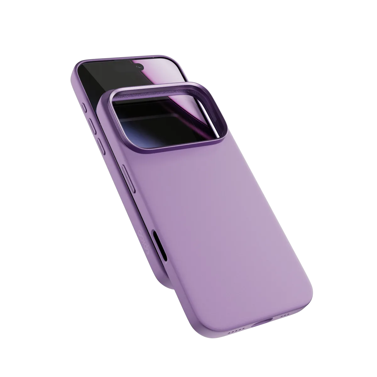 epico iPhone 17 Pro Max szilikon MagSafe tok - lila