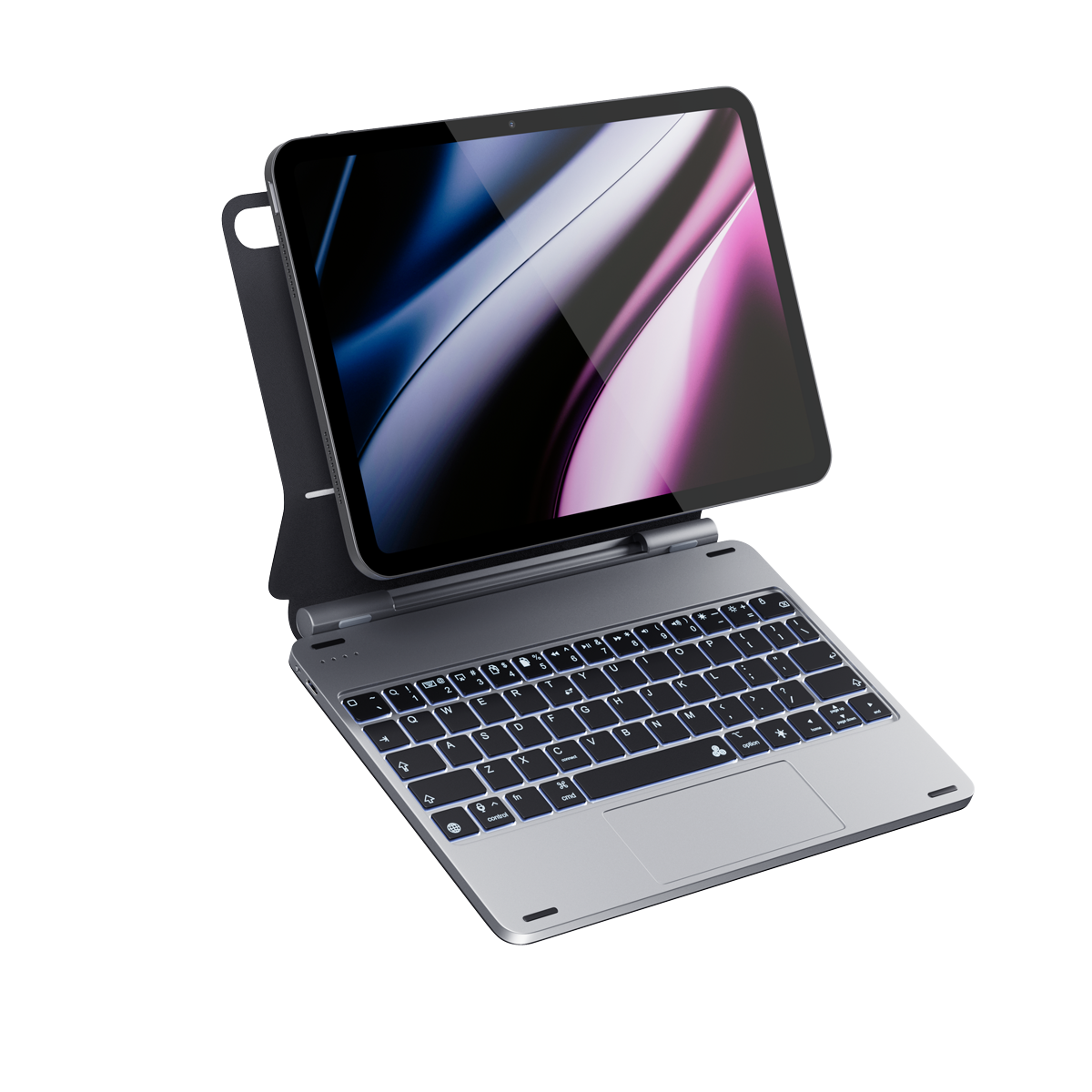 epico aluminium Pad Pro 11" (2018-2022)/Air 10,9"/Air 11" M2/M3 billentyűzet - magyar