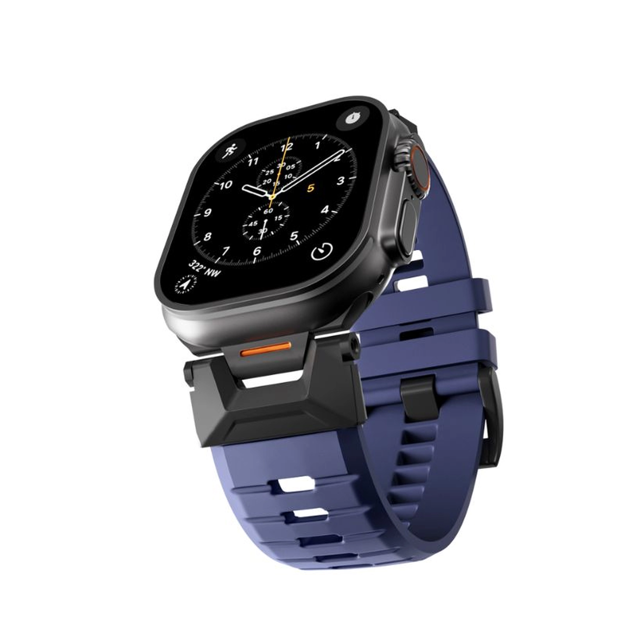 epico FKM Rubber Pro sport Apple Watch szíj 42/44/45/46/49mm - kék
