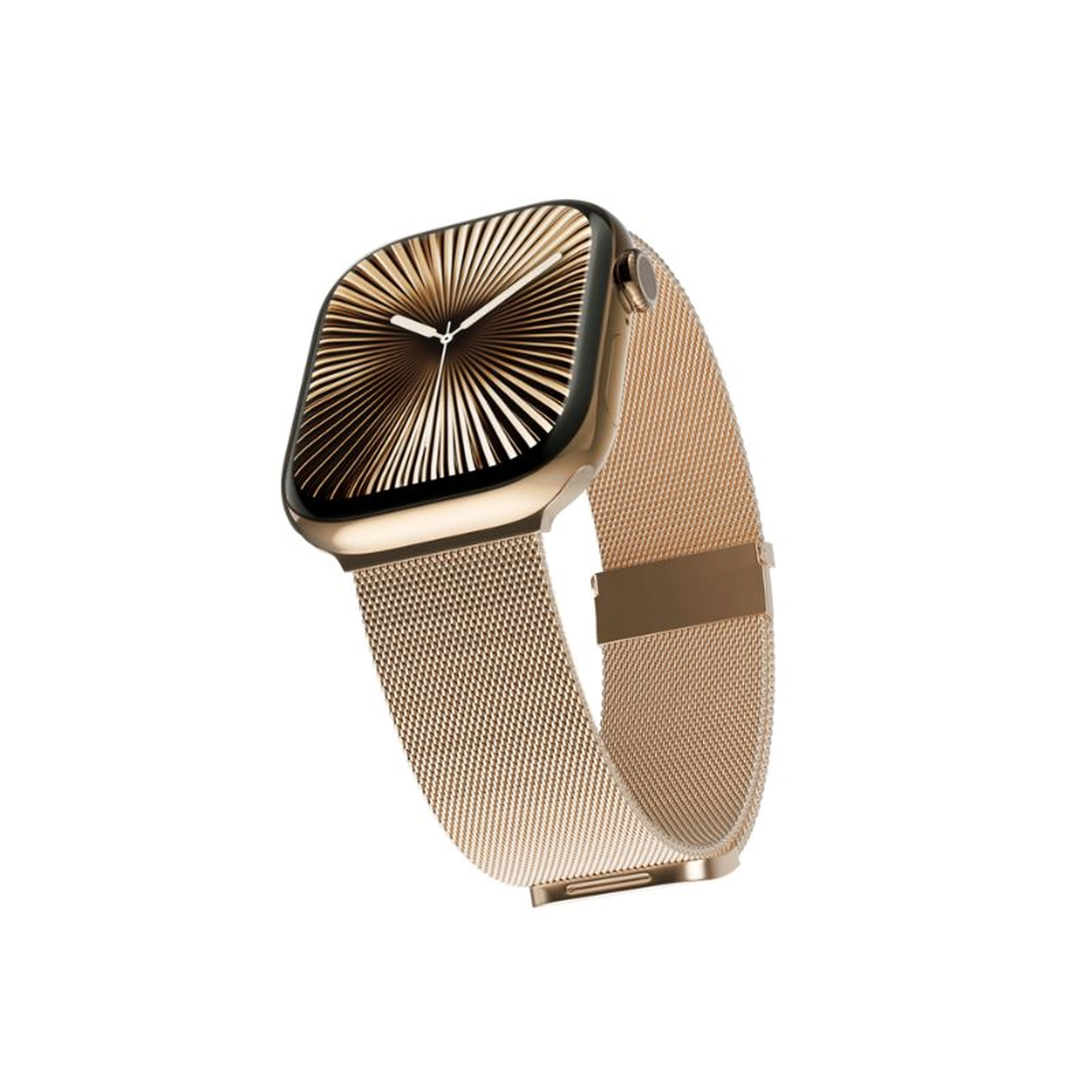 epico Milanese+ fém milánói Apple Watch szíj 42/44/45/46/49mm - arany