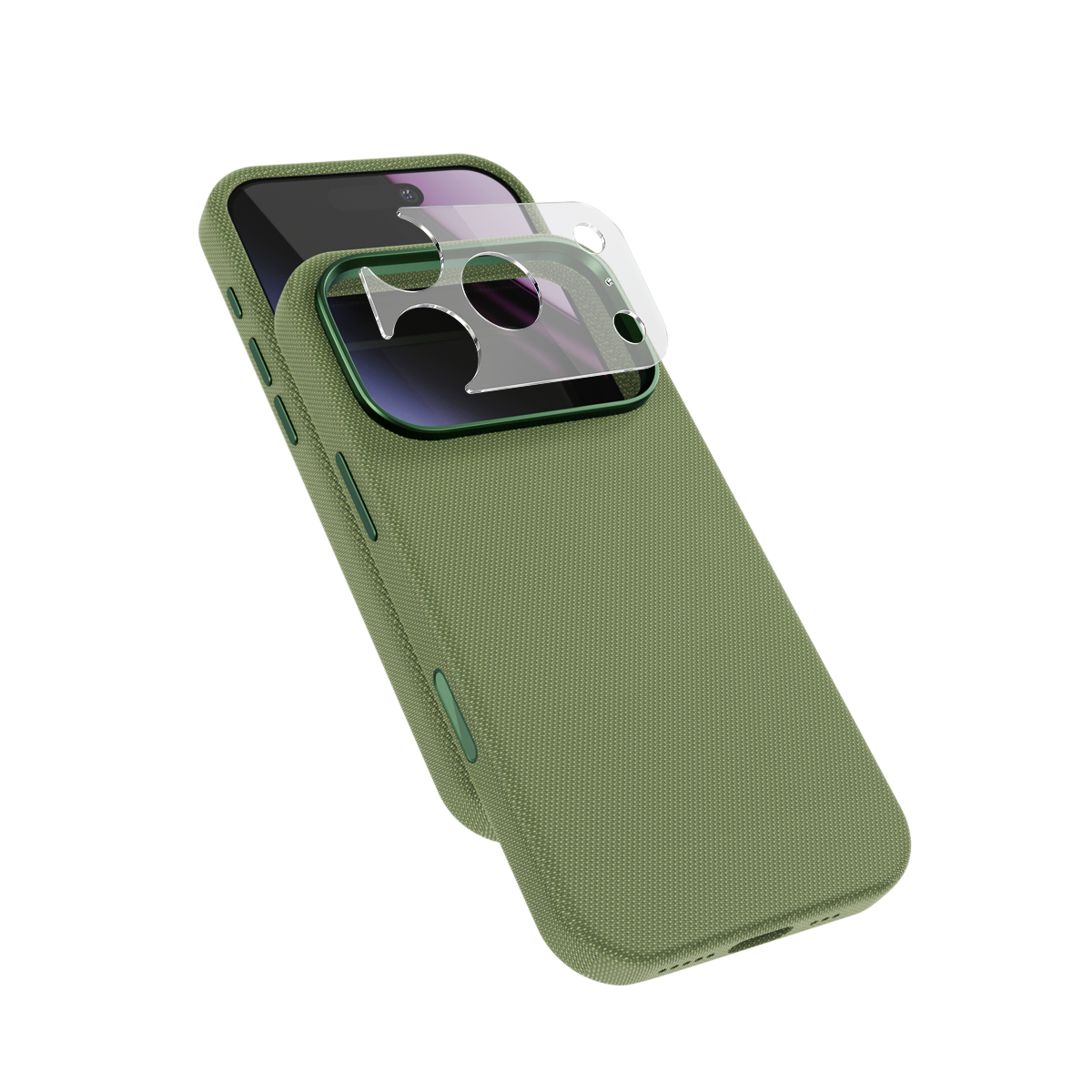 epico SolidWoven Pro Mag+ iPhone 17 és 18 Pro Max tok - zöld