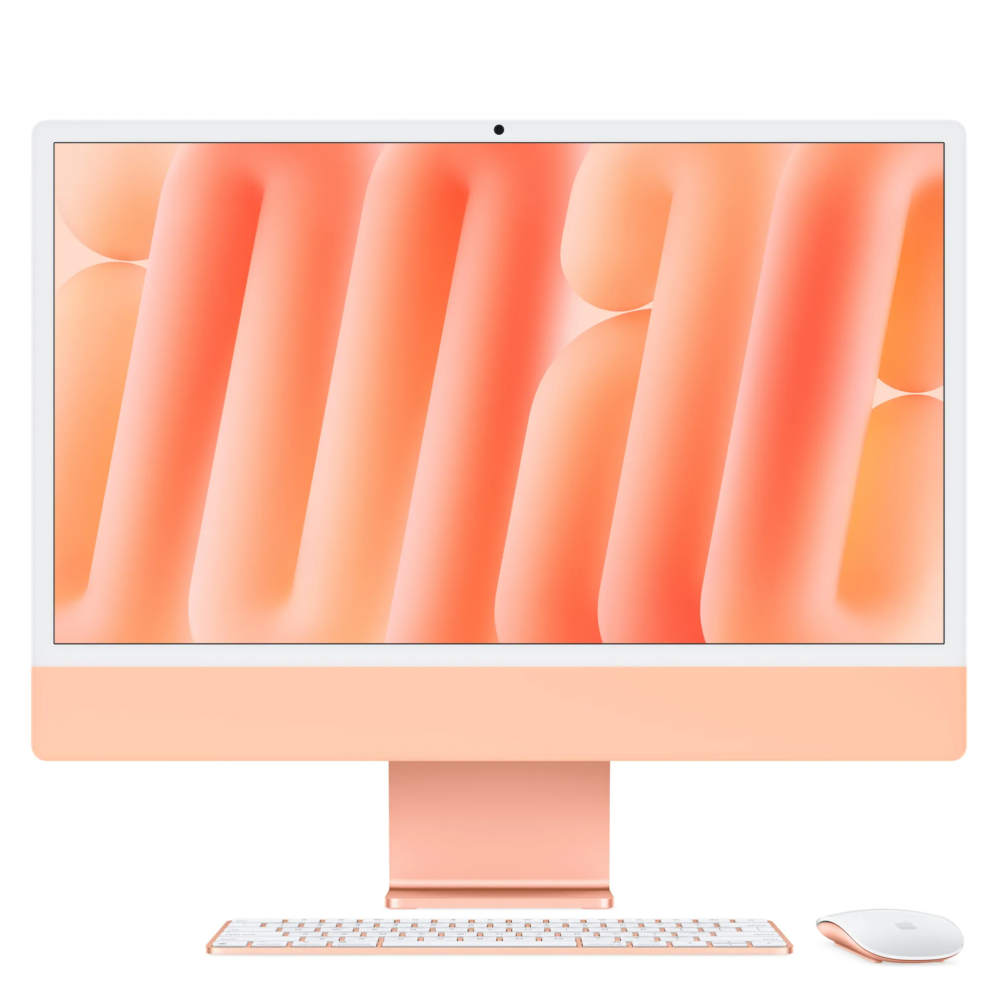 24-inch iMac 4.5K Retina kijelző, M4 chip, 8 magos CPU, 8 magos GPU, 16GB, 256GB SSD - narancs