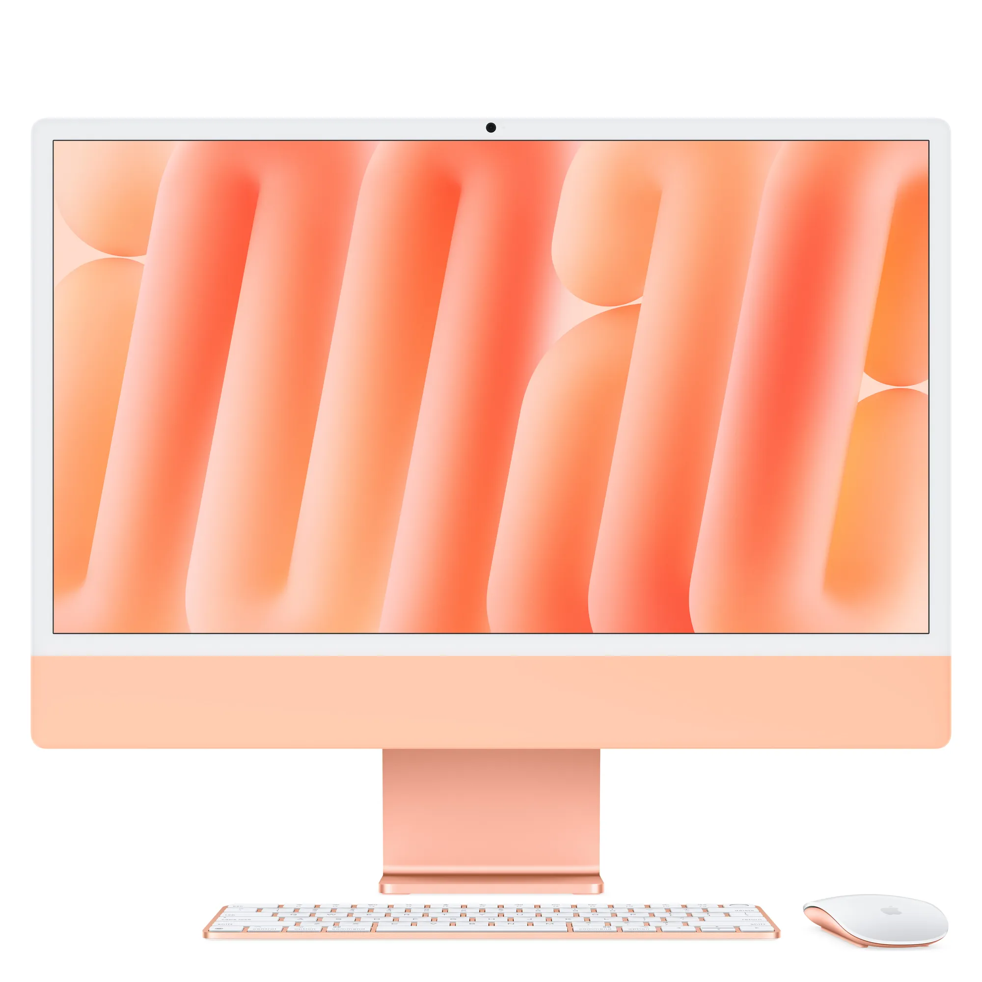 24-inch iMac 4.5K Retina kijelző, M4 chip, 10 magos CPU, 10 magos GPU, 16GB, 256GB SSD - narancs