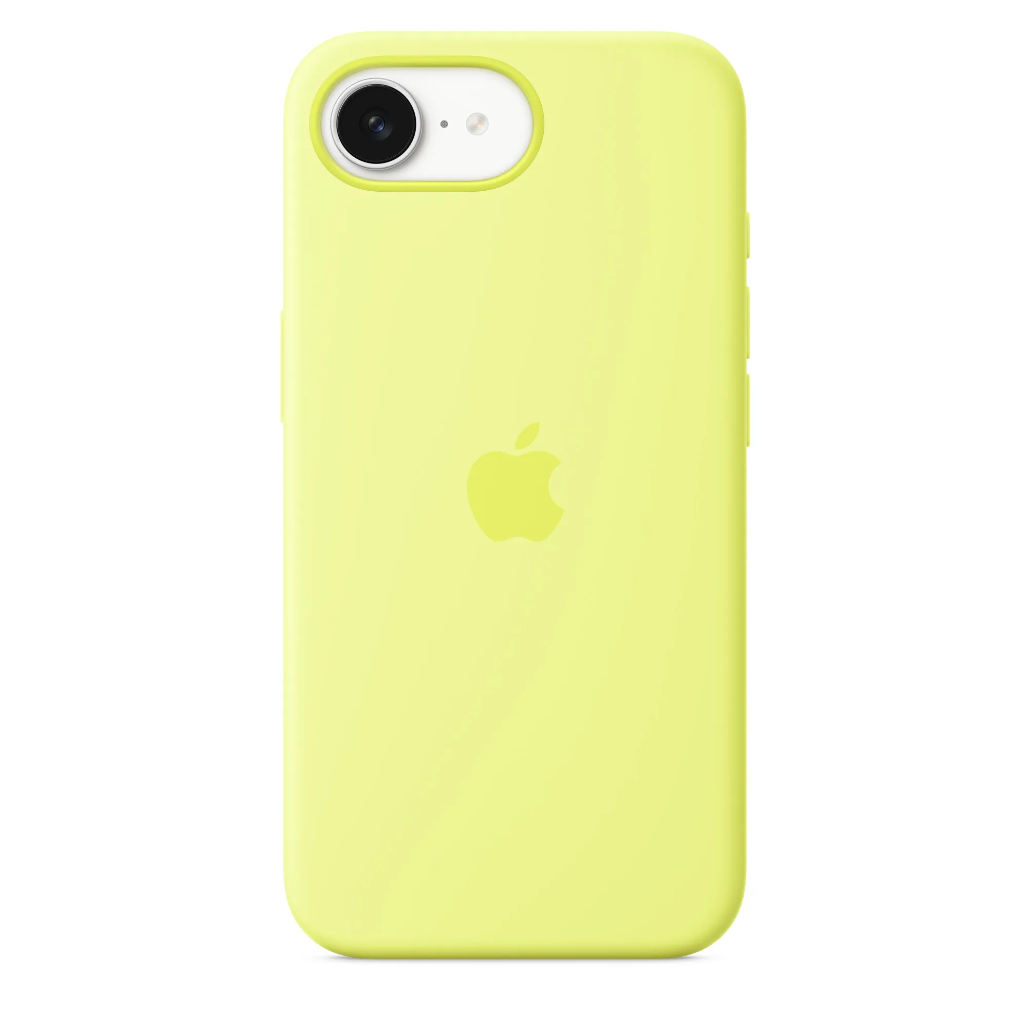 iPhone 16e-szilikontok – neonsárga