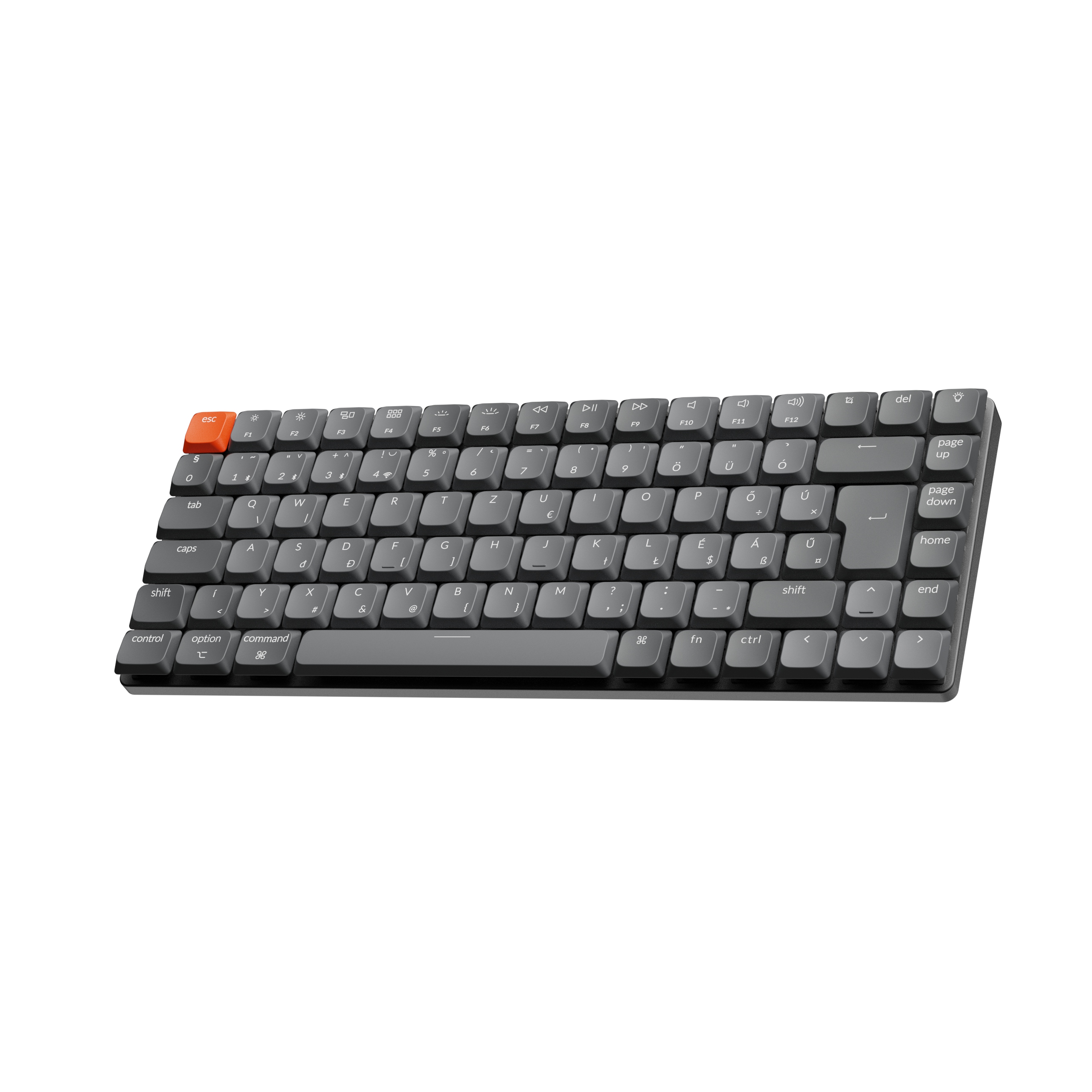 Keychron K3 Max vezeték nélküli magyar low profile mechanikus billentyűzet, Gateron 2 Brown