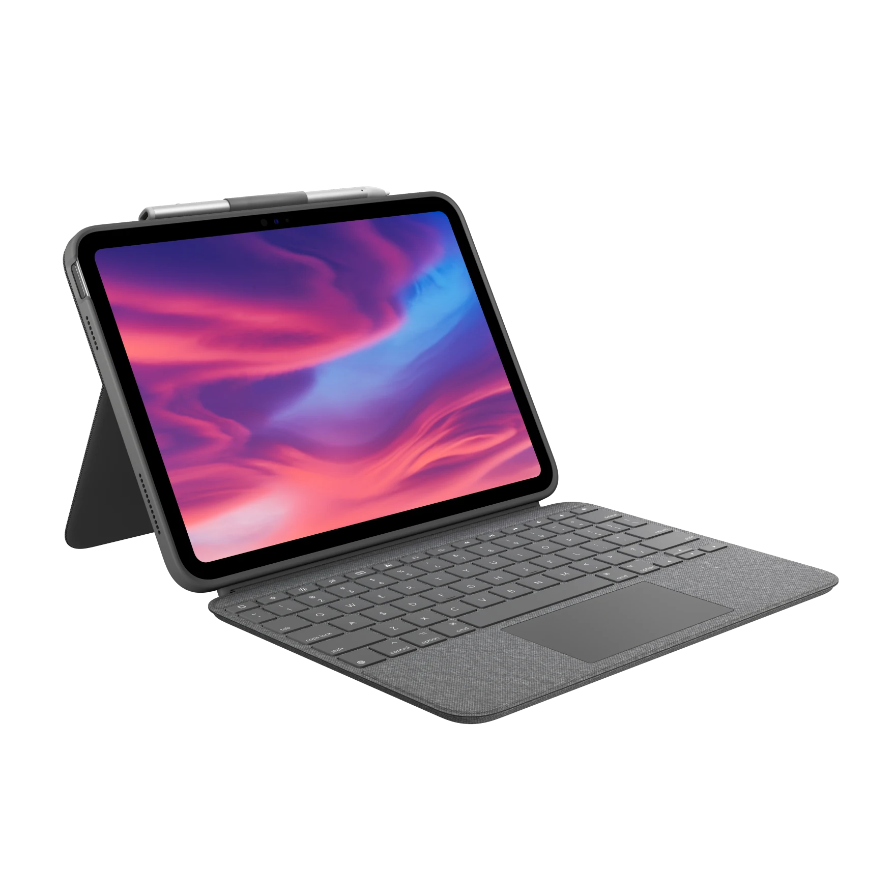 Logitech Combo Touch billentyűzet tok (iPad 10. gen / A16) - szürke