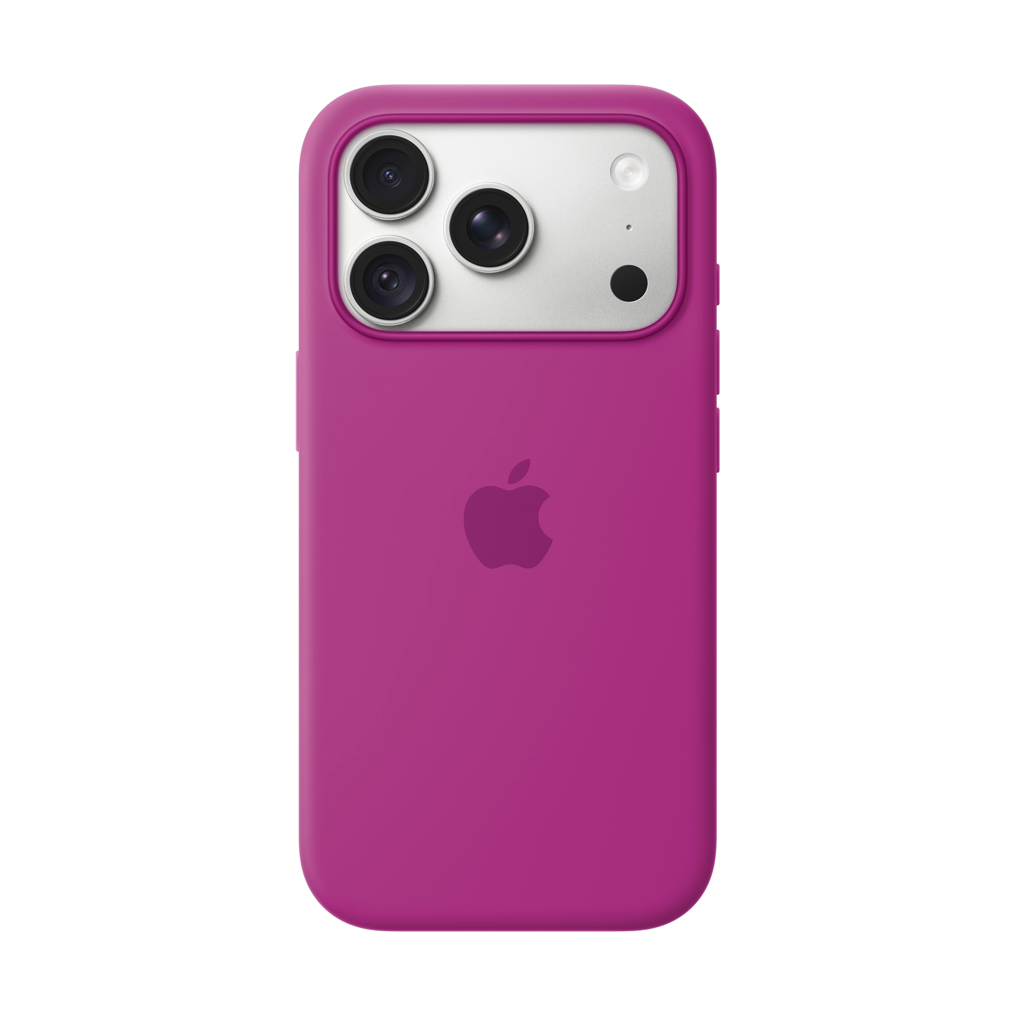 MagSafe-rögzítésű iPhone 18 Pro Max-szilikontok – magenta
