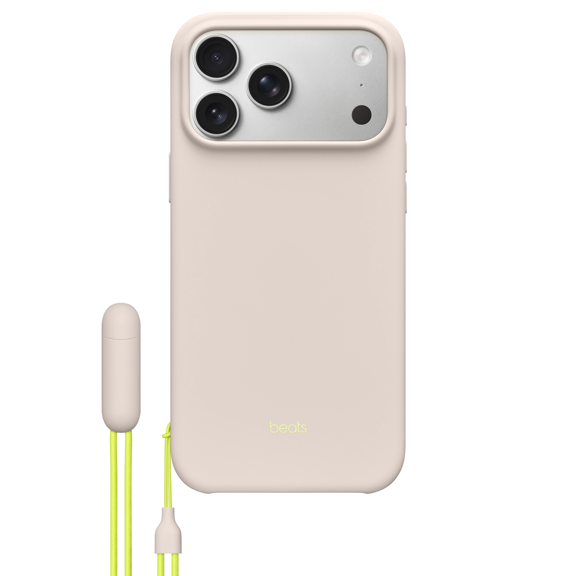 MagSafe-rögzítésű, Kameravezérlő-kompatibilis Beats iPhone 17 Pro Max-tok támasszal – mészkőszürke