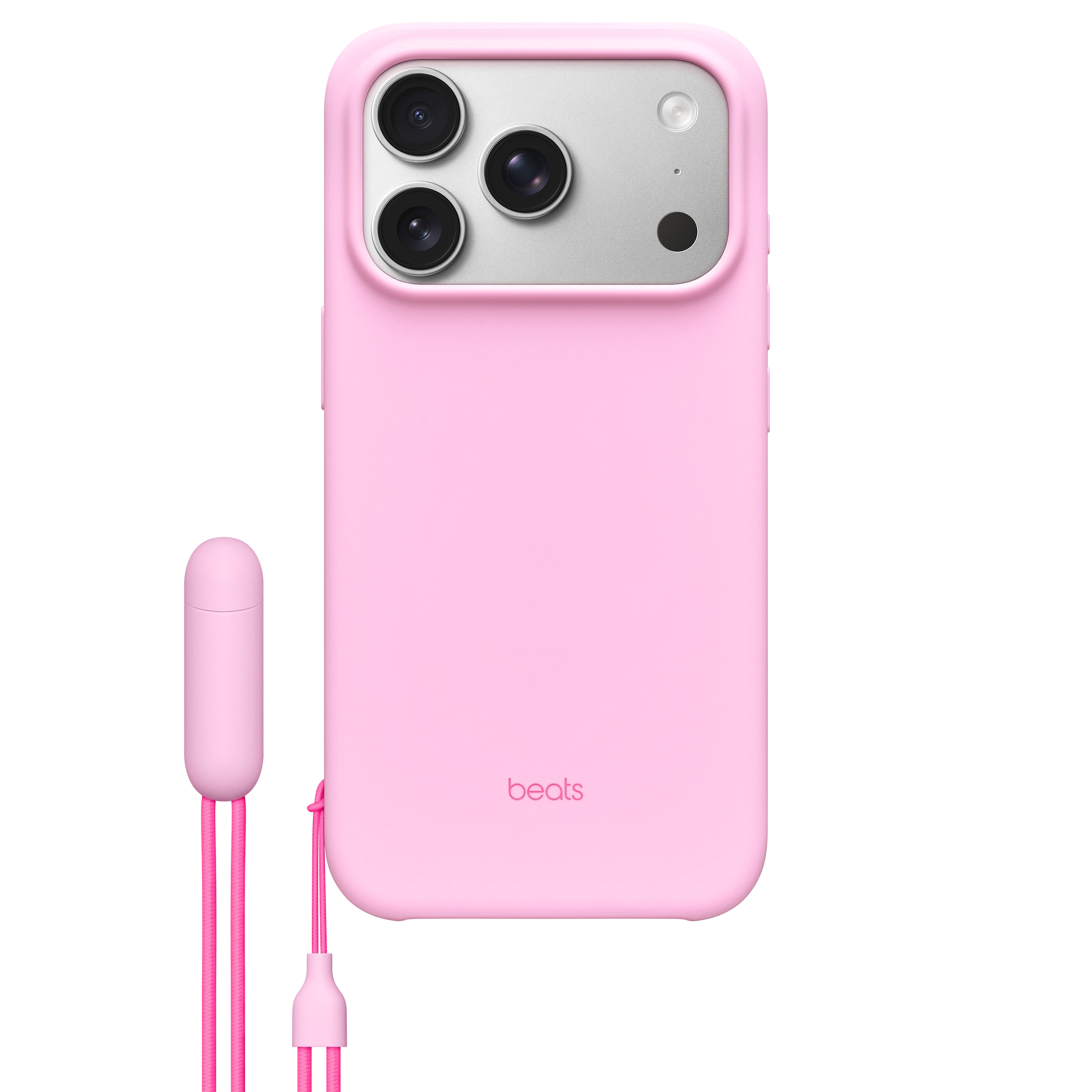 MagSafe-rögzítésű, Kameravezérlő-kompatibilis Beats iPhone 17 Pro-tok támasszal – rózsakvarc