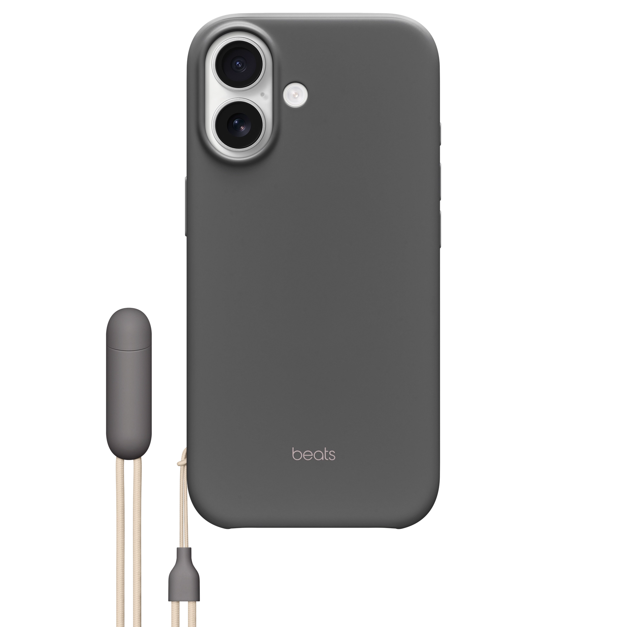 MagSafe-rögzítésű, Kameravezérlő-kompatibilis Beats iPhone 17-tok támasszal – gránitszürke