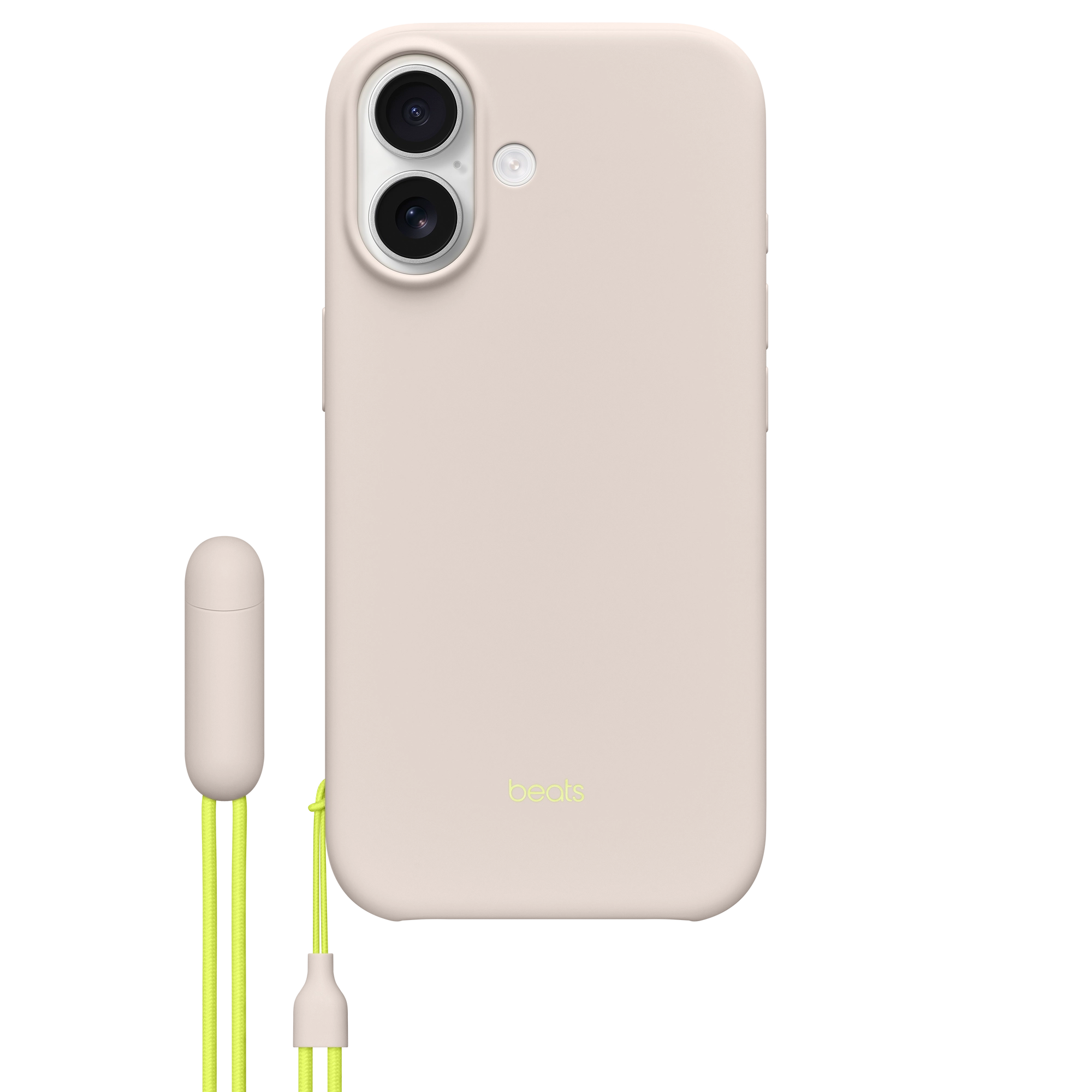 MagSafe-rögzítésű, Kameravezérlő-kompatibilis Beats iPhone 17-tok támasszal – mészkőszürke