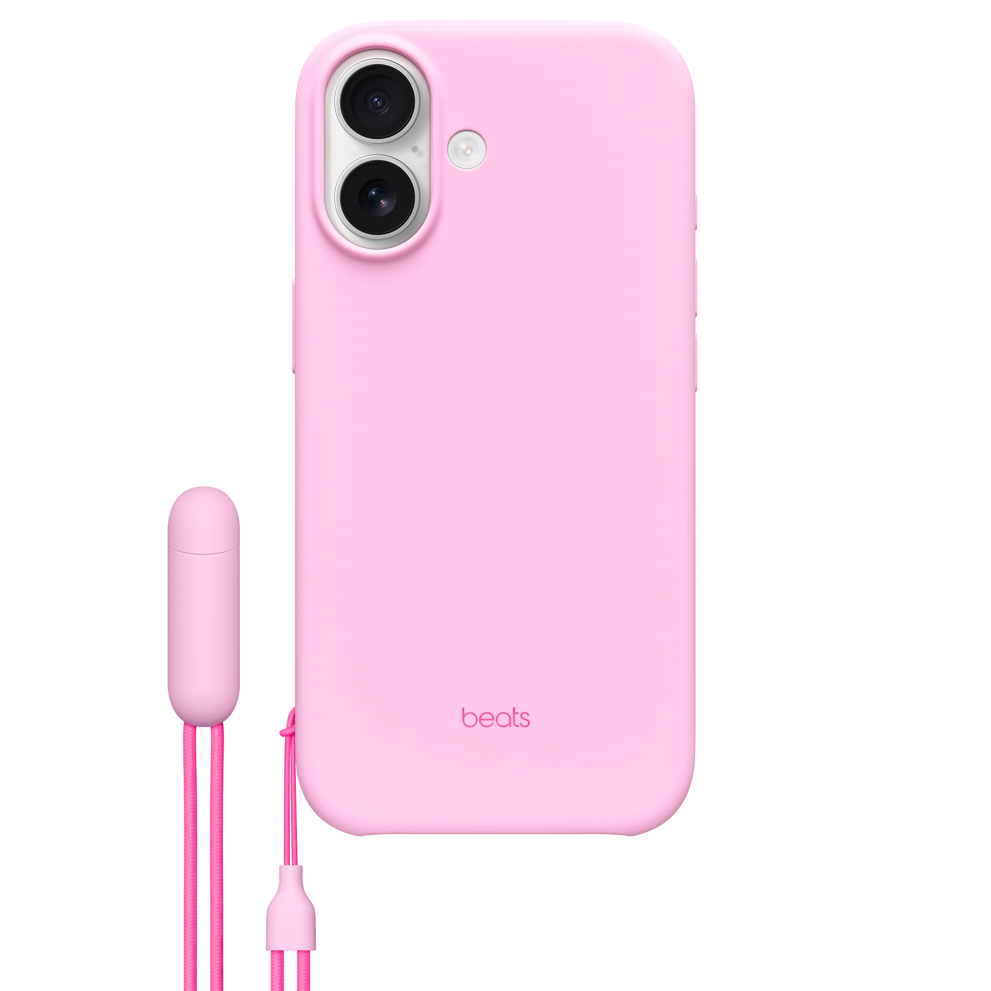MagSafe-rögzítésű, Kameravezérlő-kompatibilis Beats iPhone 17-tok támasszal – rózsakvarc