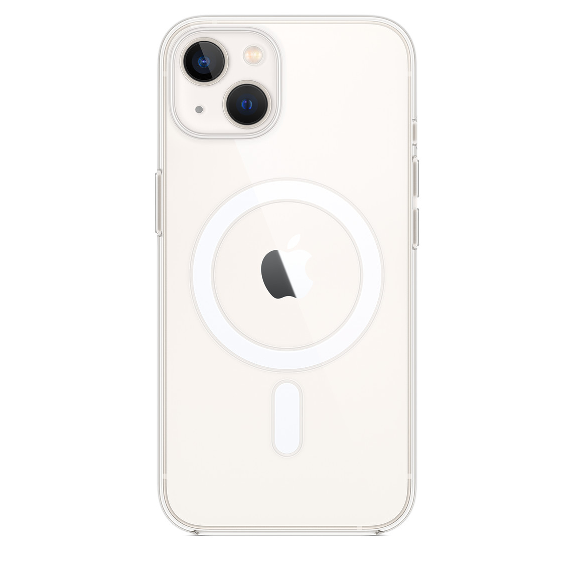 MagSafe-rögzítésű átlátszó iPhone 13-tok - áttetsző