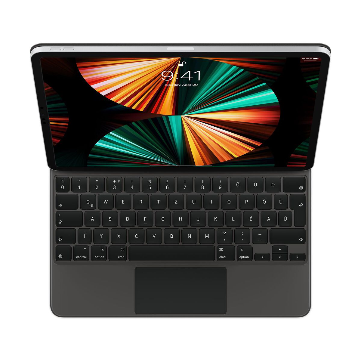 Magic Keyboard 13 hüvelykes iPad Airhez (M2) és 12.9 hüvelykes iPad Próhoz– magyar – fekete